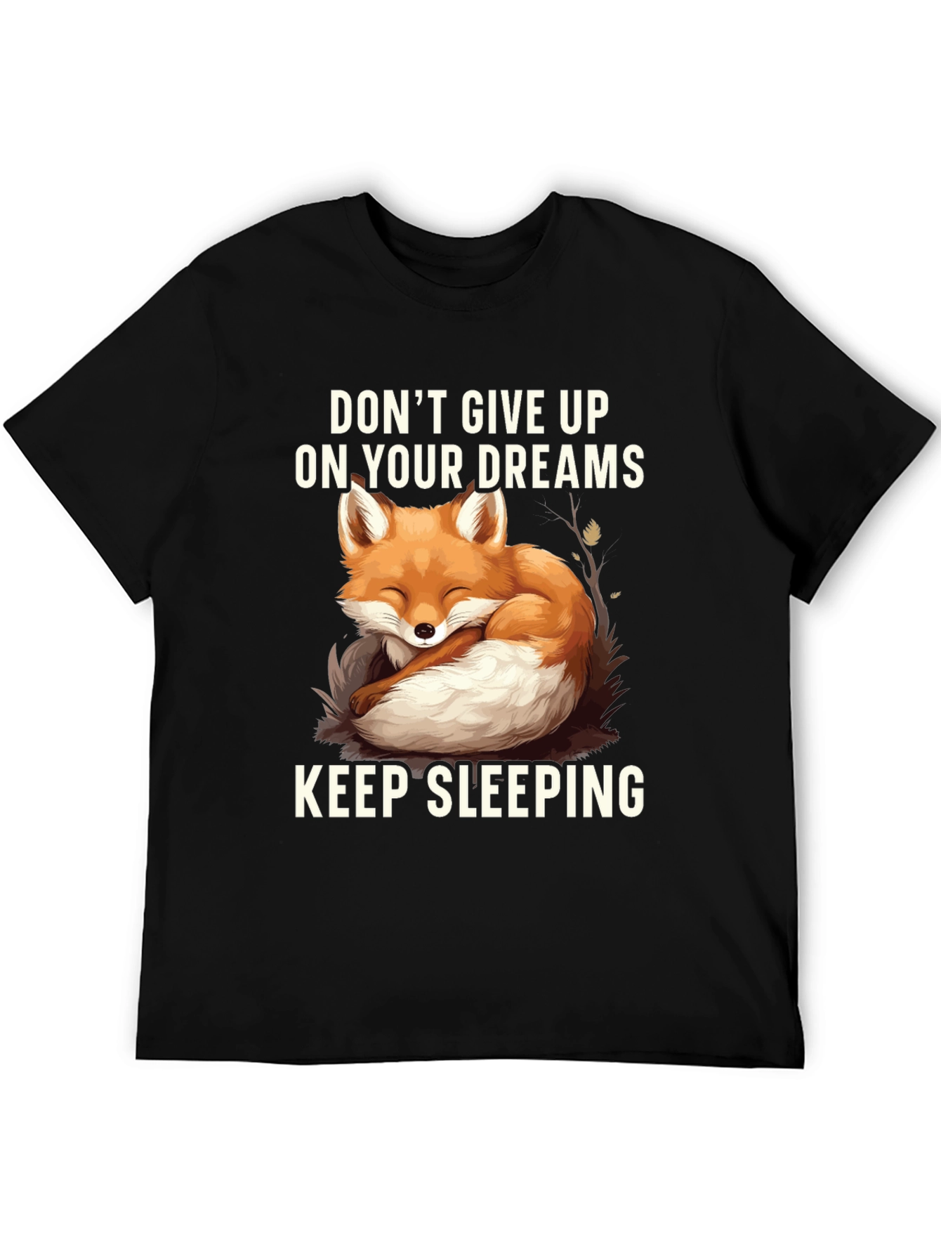 Dreamer Fox Graphic Tee - Stay Asleep