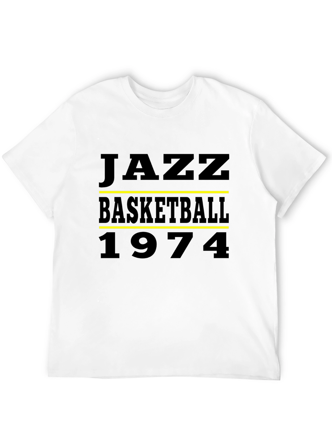 Jazz Basketball 1974 Black T-Shirt
