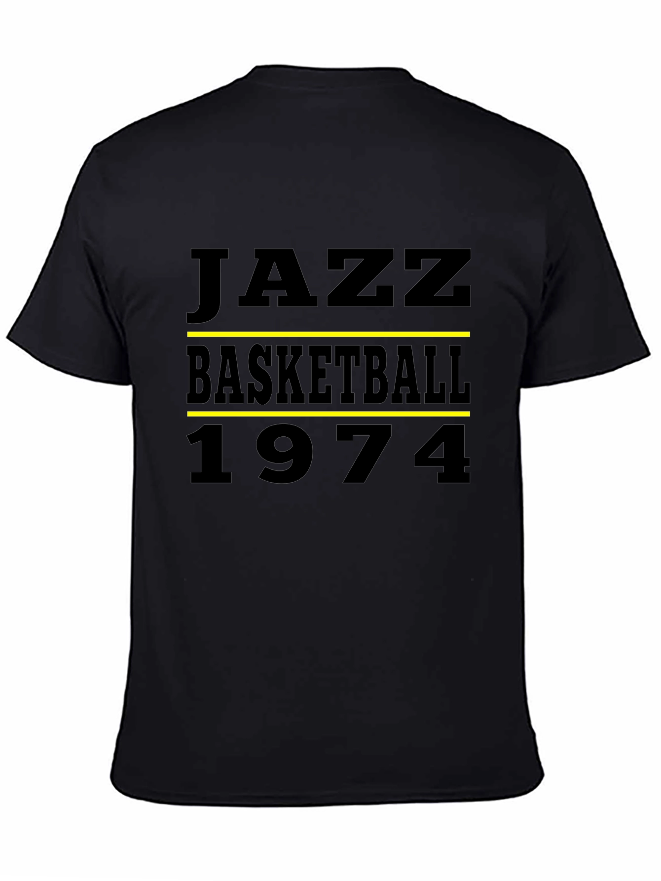 Jazz Basketball 1974 Black T-Shirt