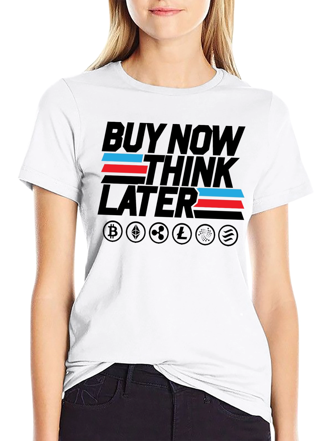 Buy Now Think Later Crypto T-Shirt