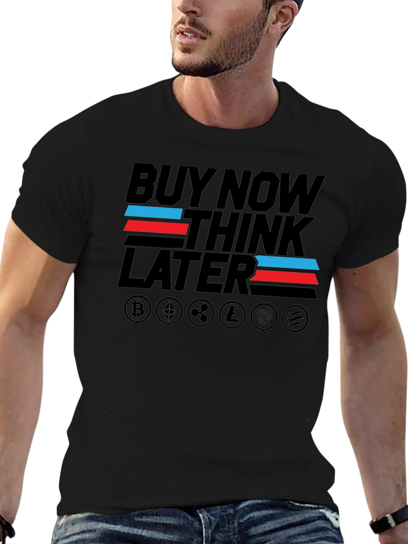 Buy Now Think Later Crypto T-Shirt