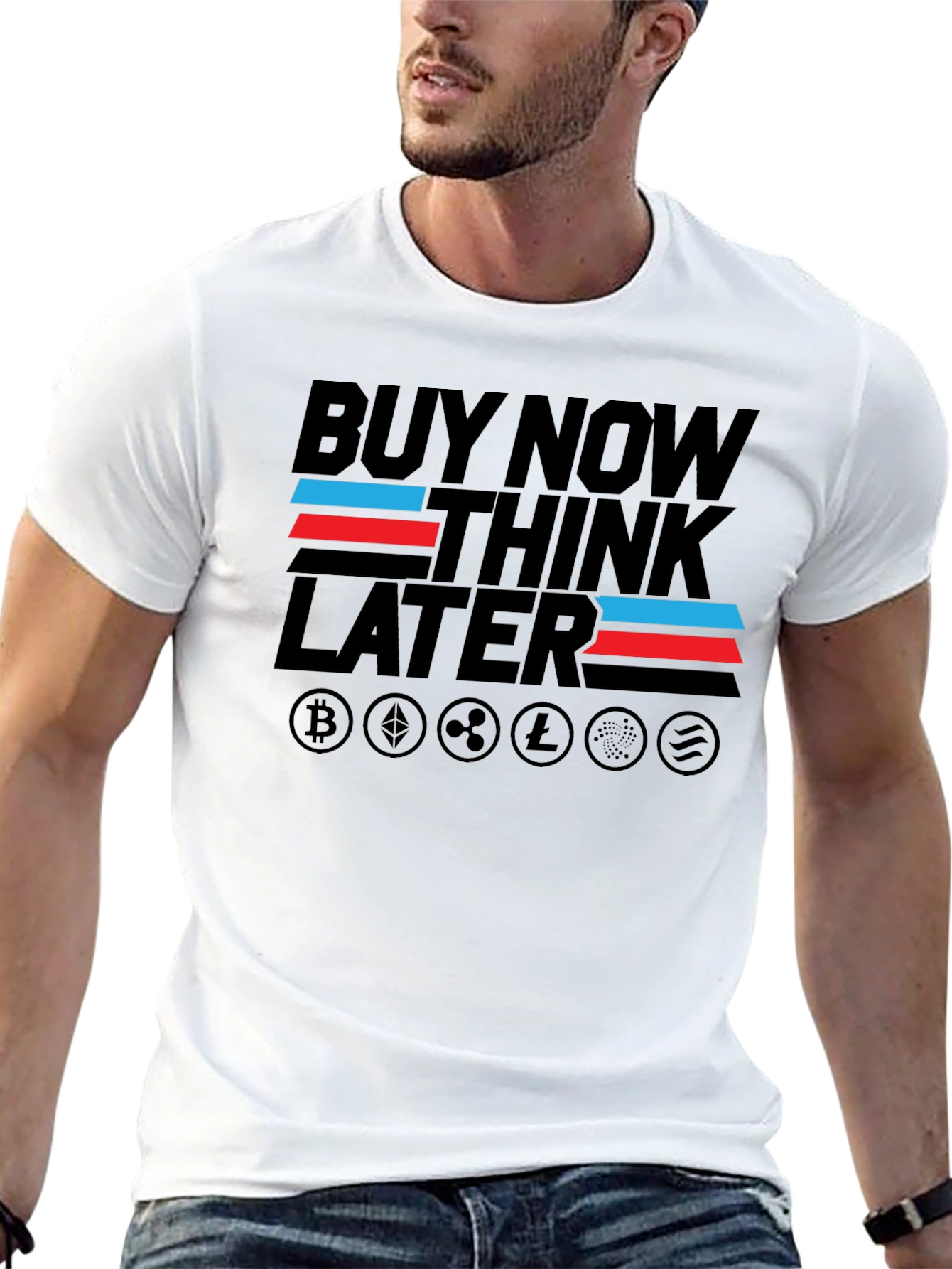 Buy Now Think Later Crypto T-Shirt