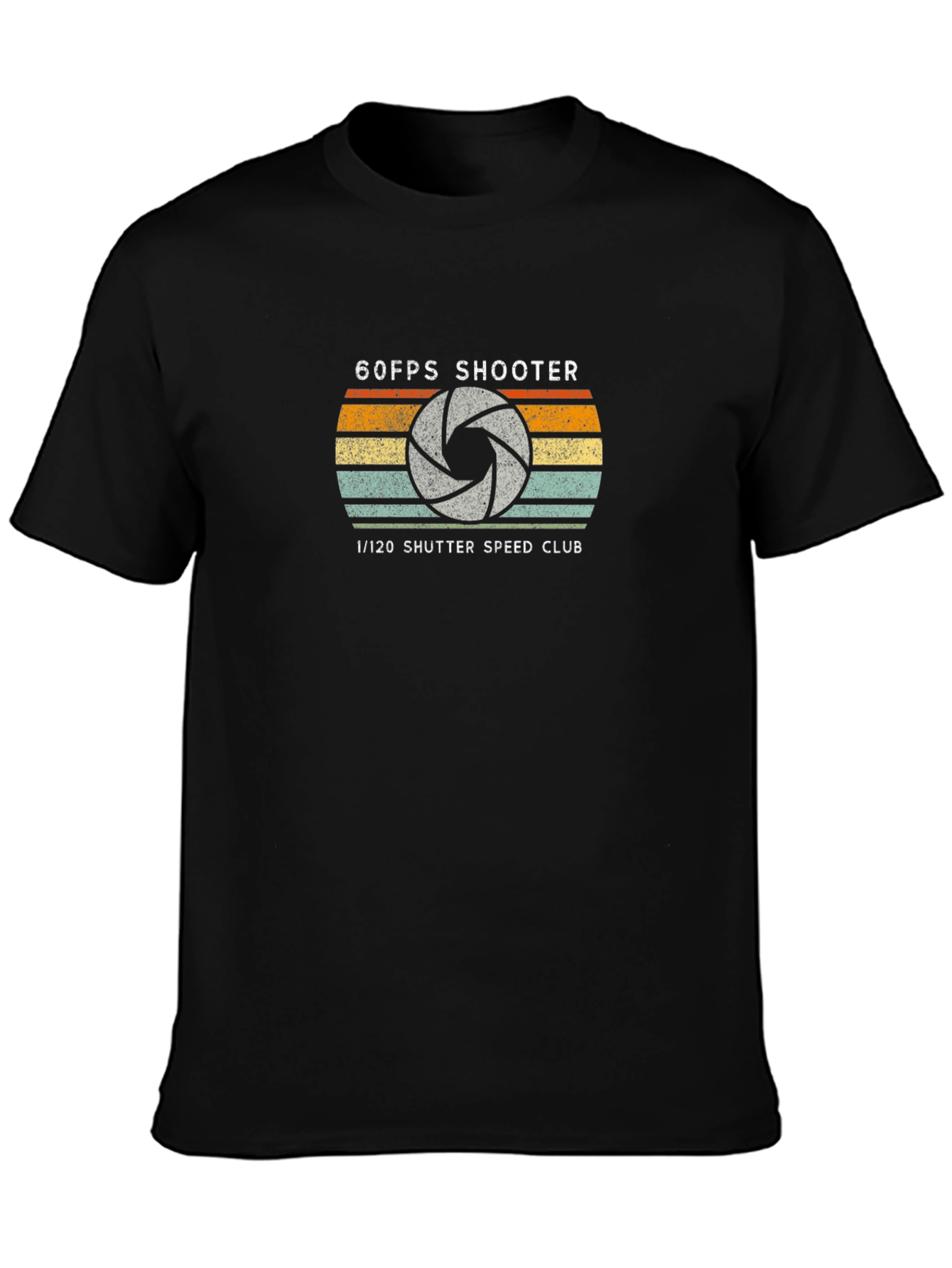 60FPS Shooter Graphic Tee - Shutter Speed Club Shirt