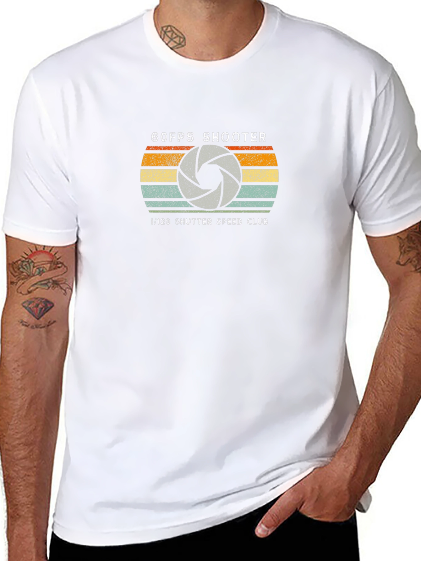 60FPS Shooter Graphic Tee - Shutter Speed Club Shirt