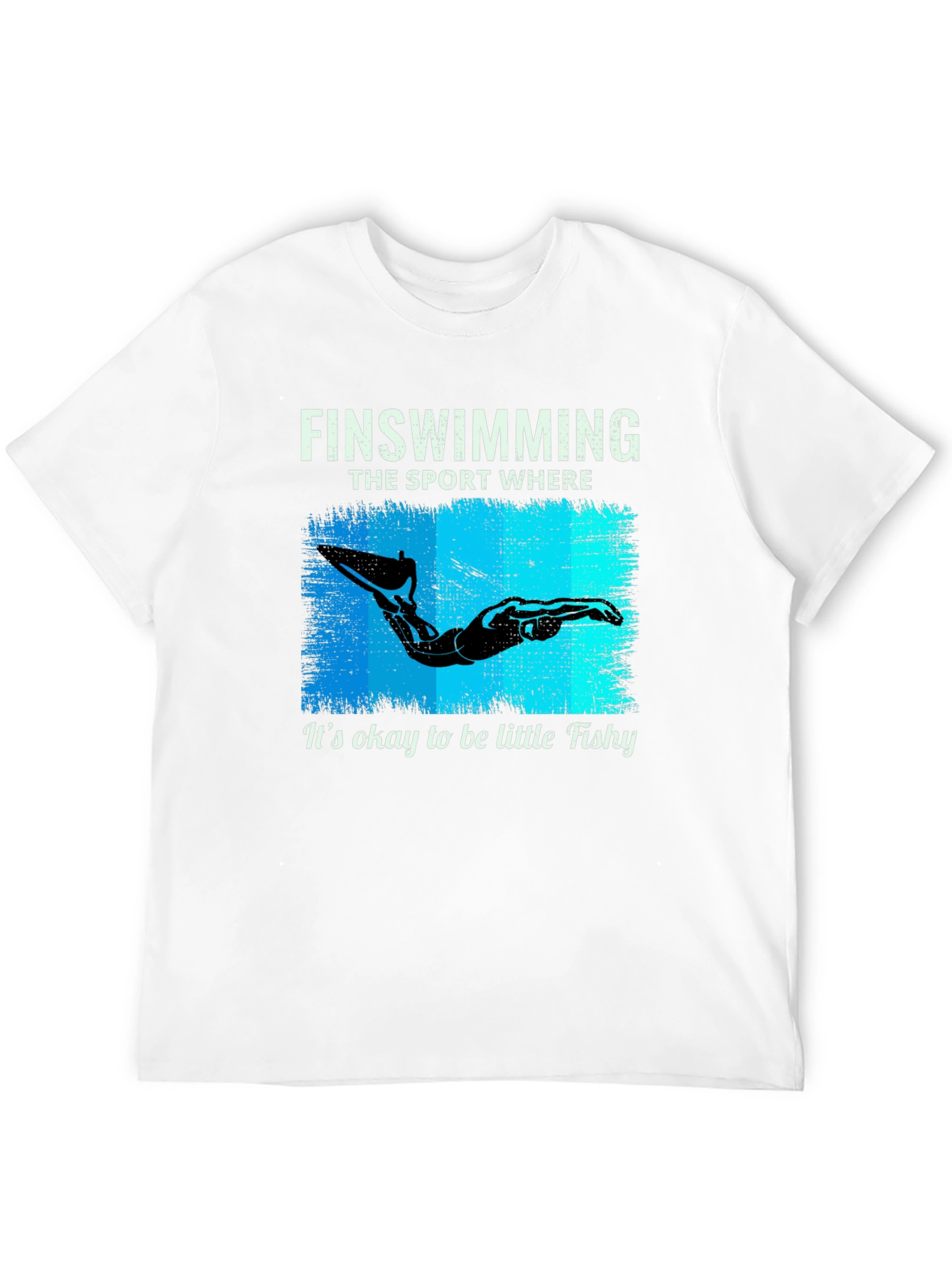 Fin Swimming T-Shirt - Okay to be Little Fishy