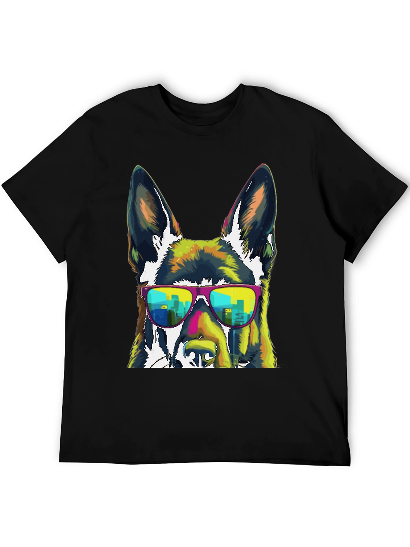 Cool Dog Graphic Tee - Funky Urban Pup T-Shirt