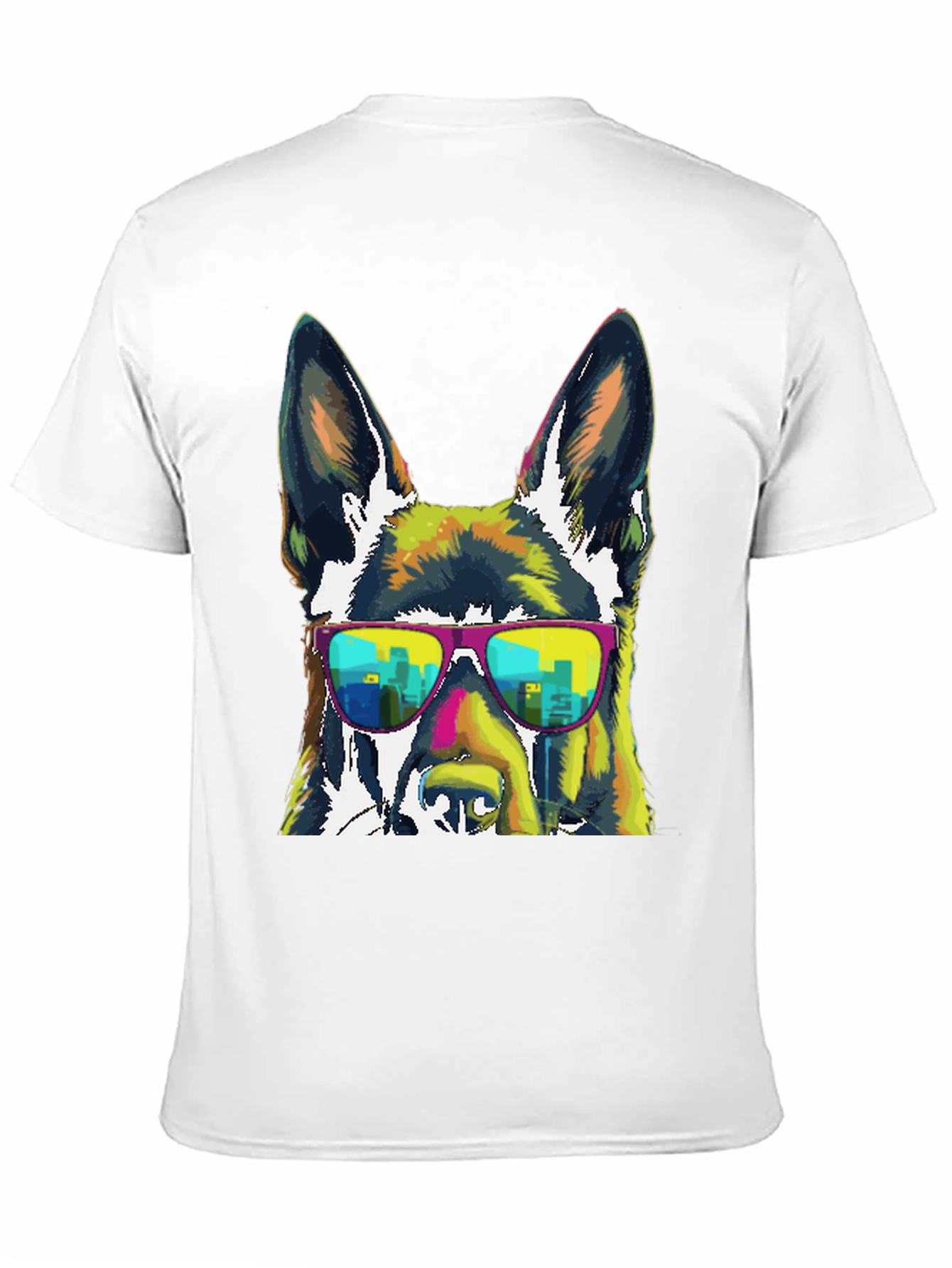 Cool Dog Graphic Tee - Funky Urban Pup T-Shirt
