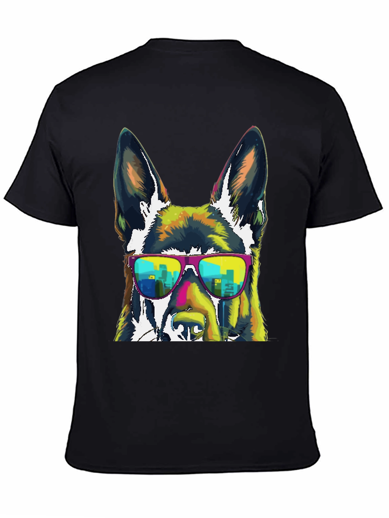 Cool Dog Graphic Tee - Funky Urban Pup T-Shirt