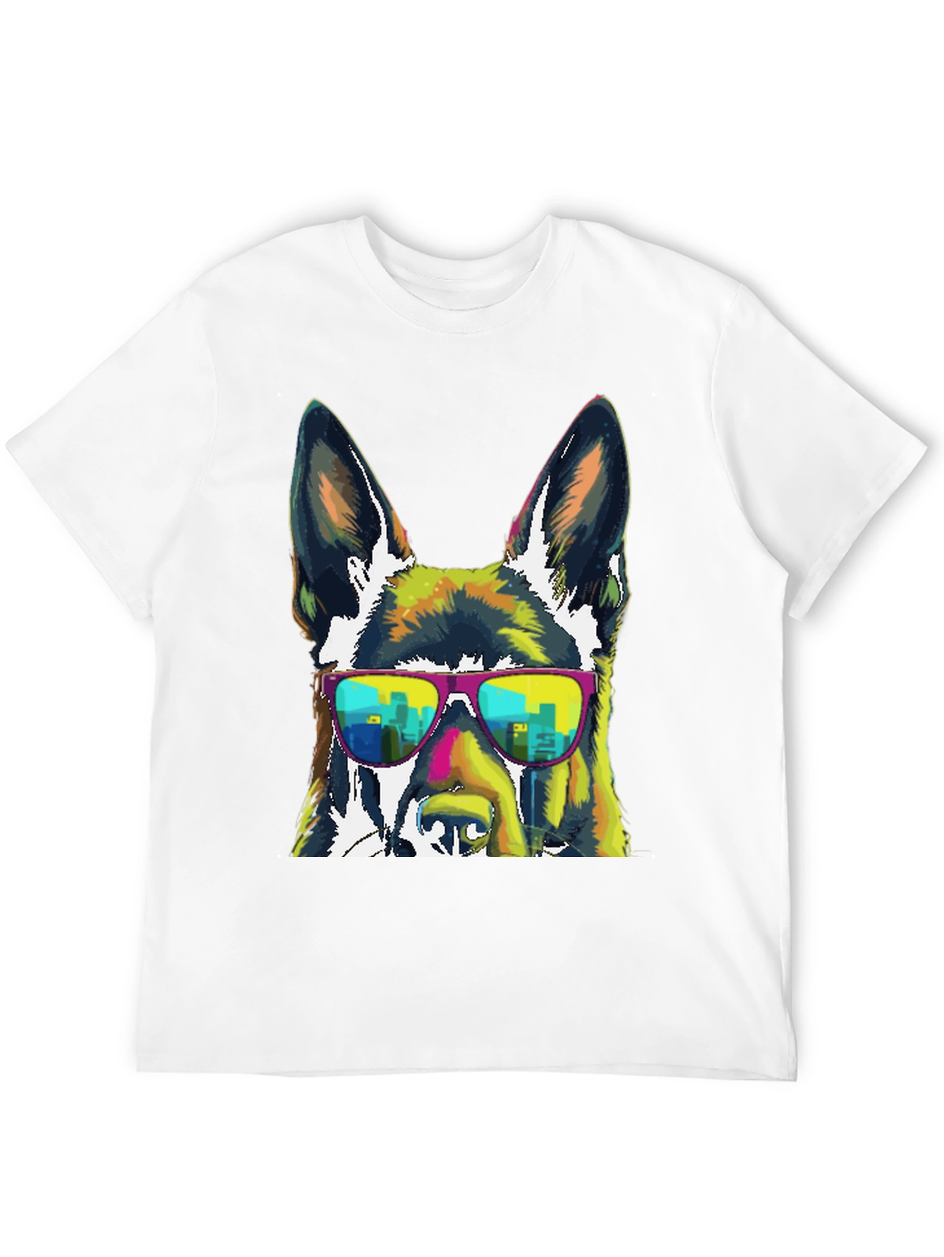 Cool Dog Graphic Tee - Funky Urban Pup T-Shirt