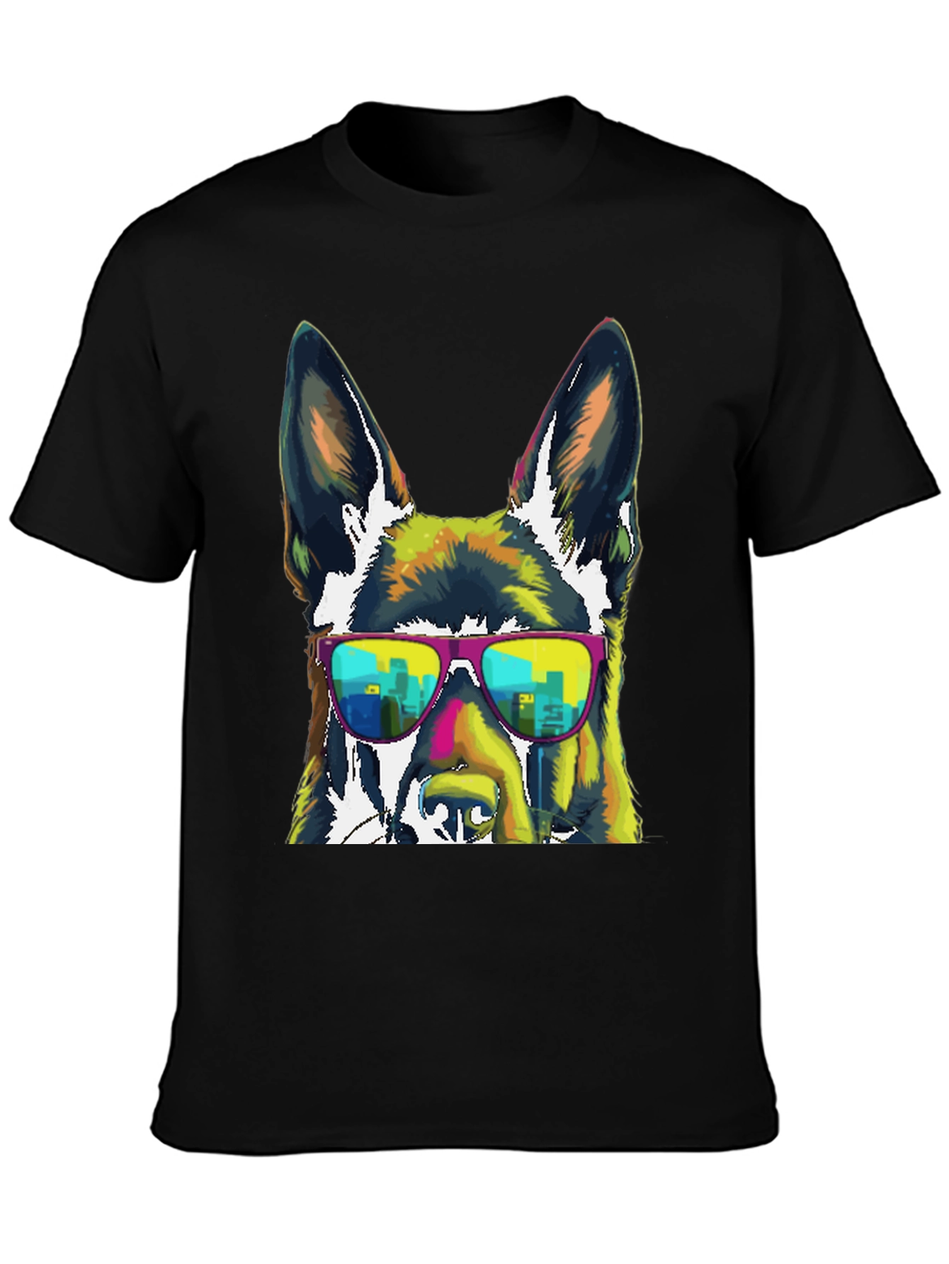 Cool Dog Graphic Tee - Funky Urban Pup T-Shirt