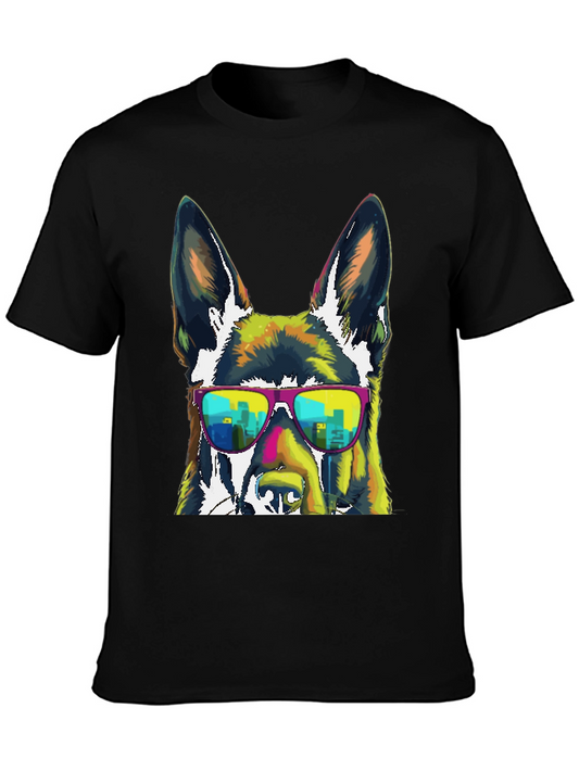Cool Dog Graphic Tee - Funky Urban Pup T-Shirt
