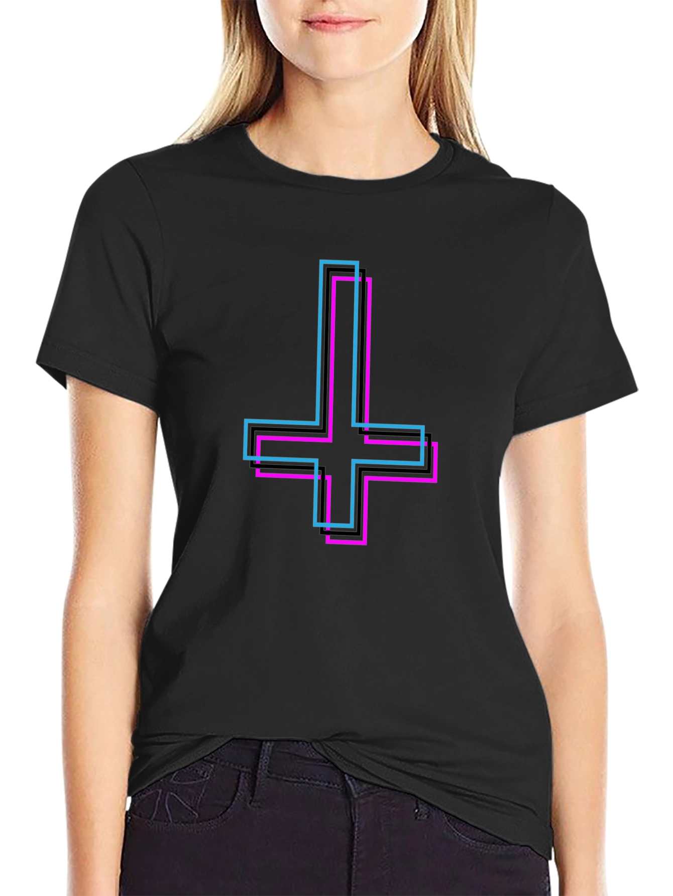 Inverted Cross Graphic Tee