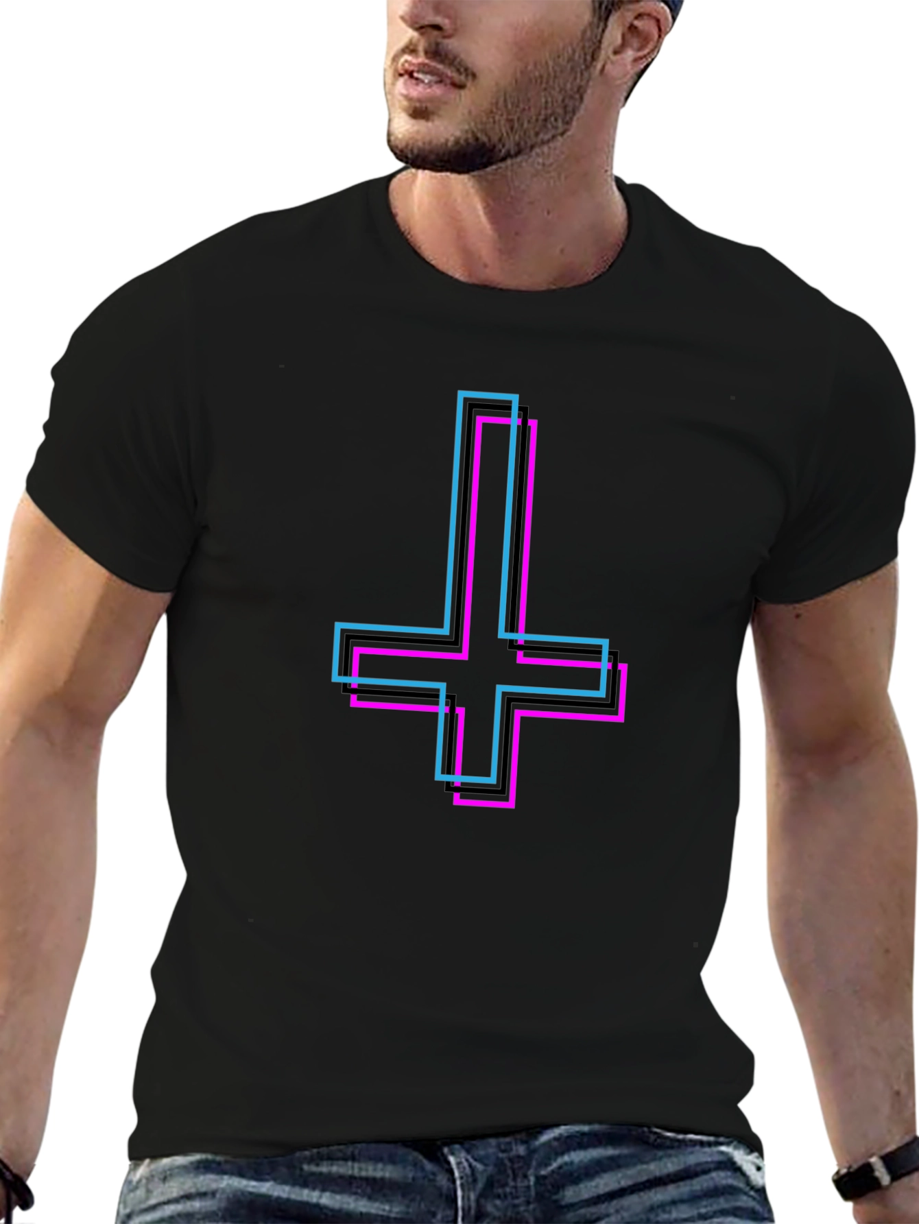Inverted Cross Graphic Tee