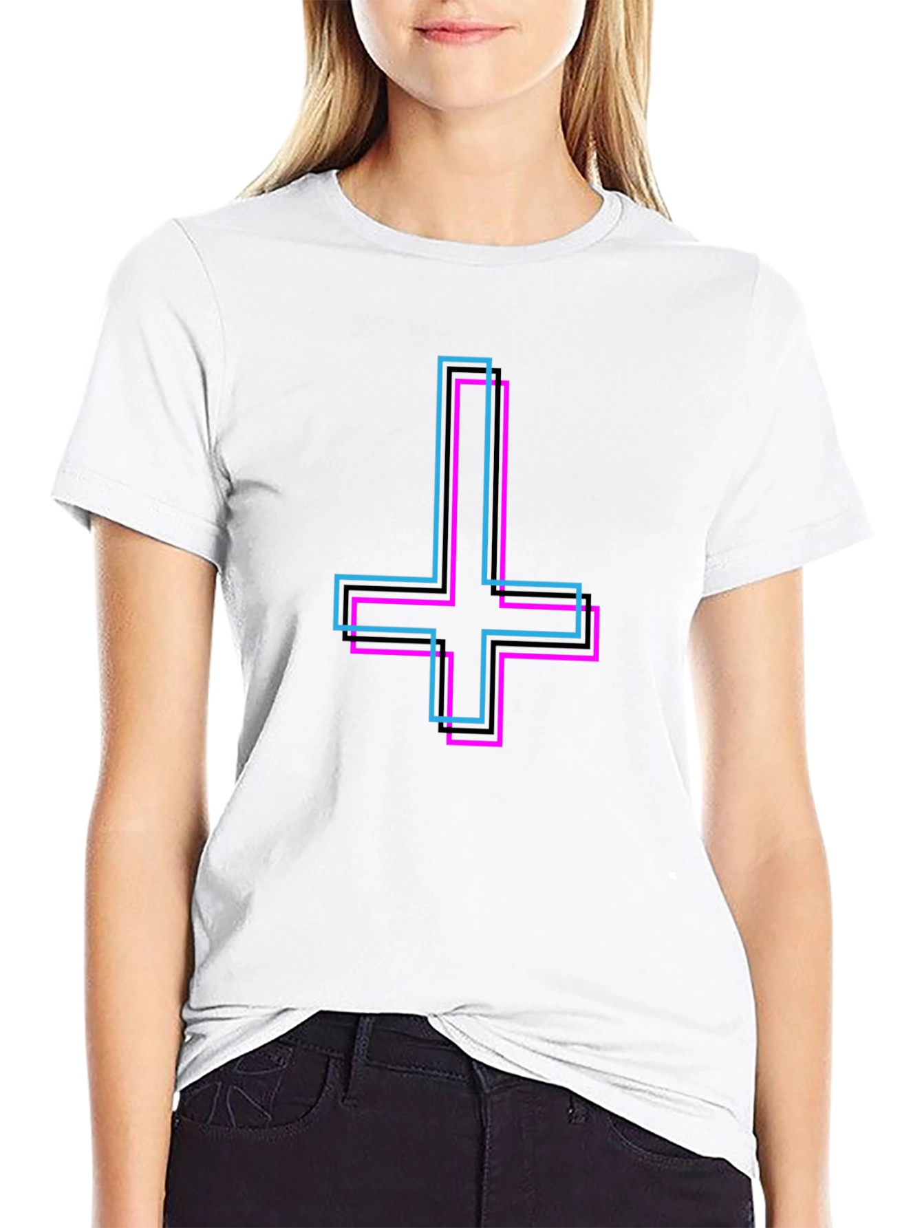 Inverted Cross Graphic Tee