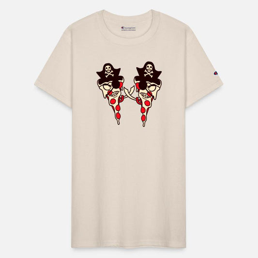 2 Evil Fast Food Pizza Pirates Duel Eye Patch Cool