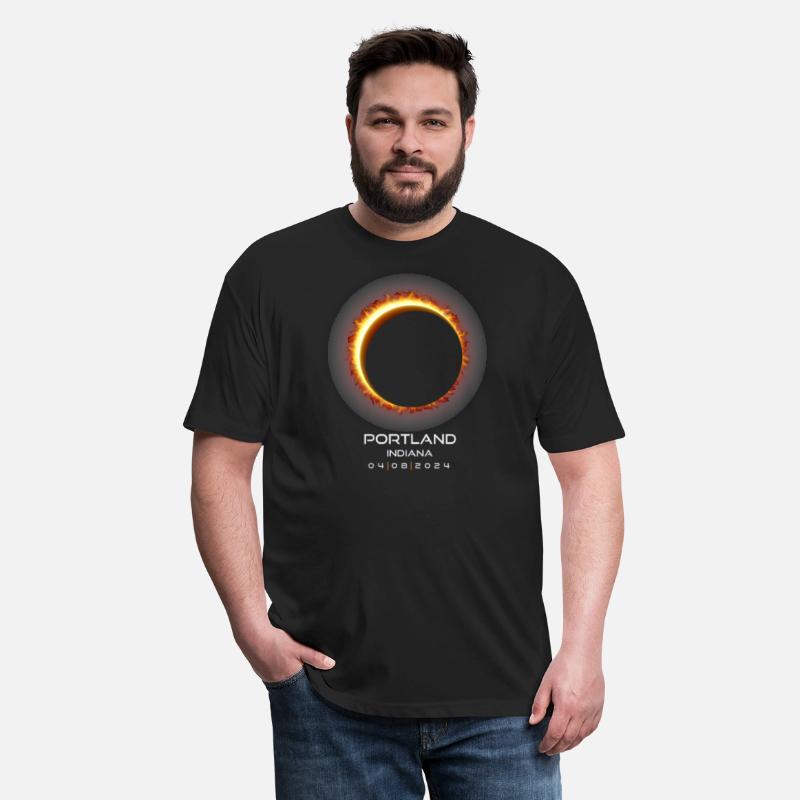 2024 Portland Indiana Eclipse Memento Souvenir