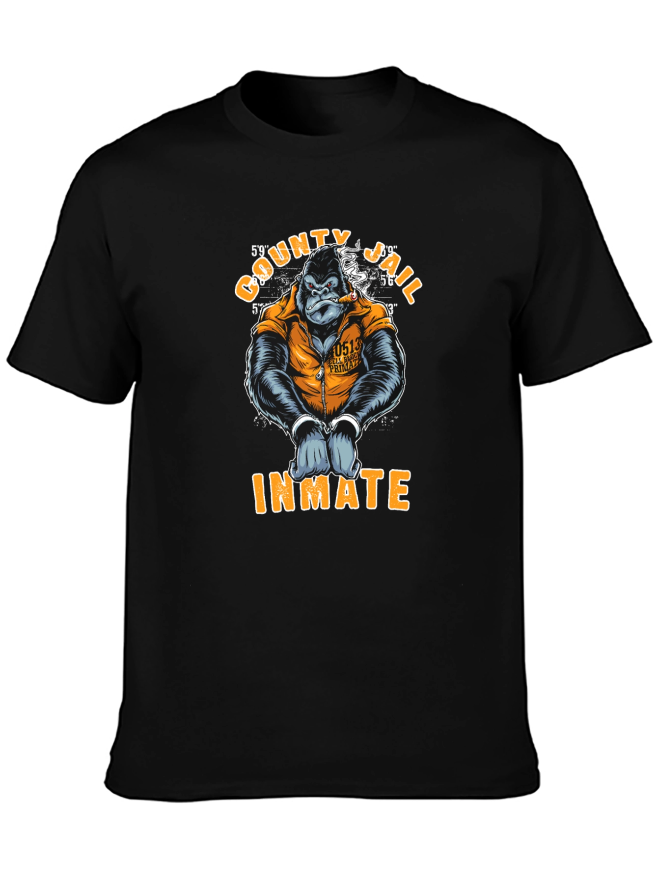 County Jail Inmate Gorilla T-Shirt