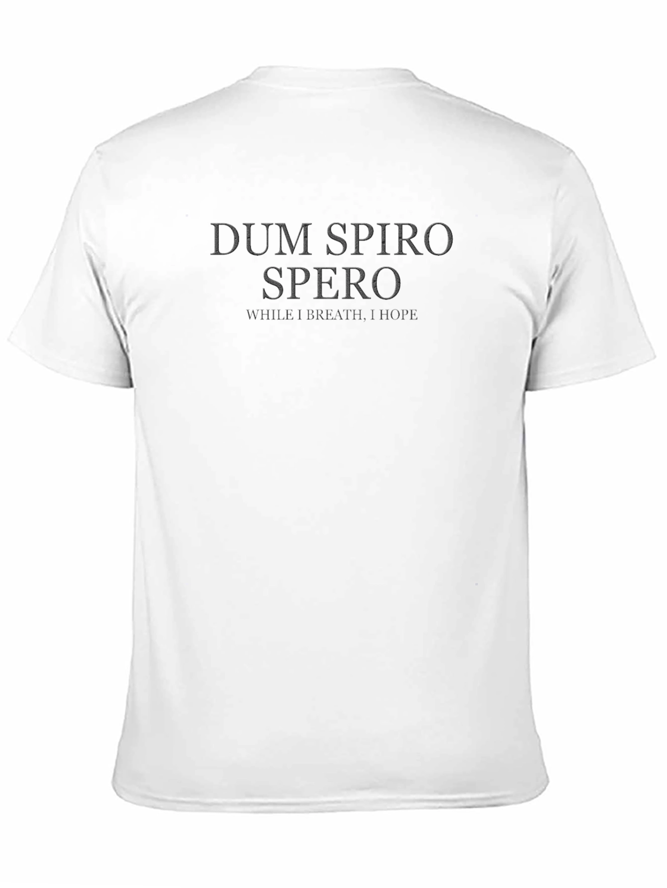 Dum Spiro Spero Latin Phrase Graphic Tee
