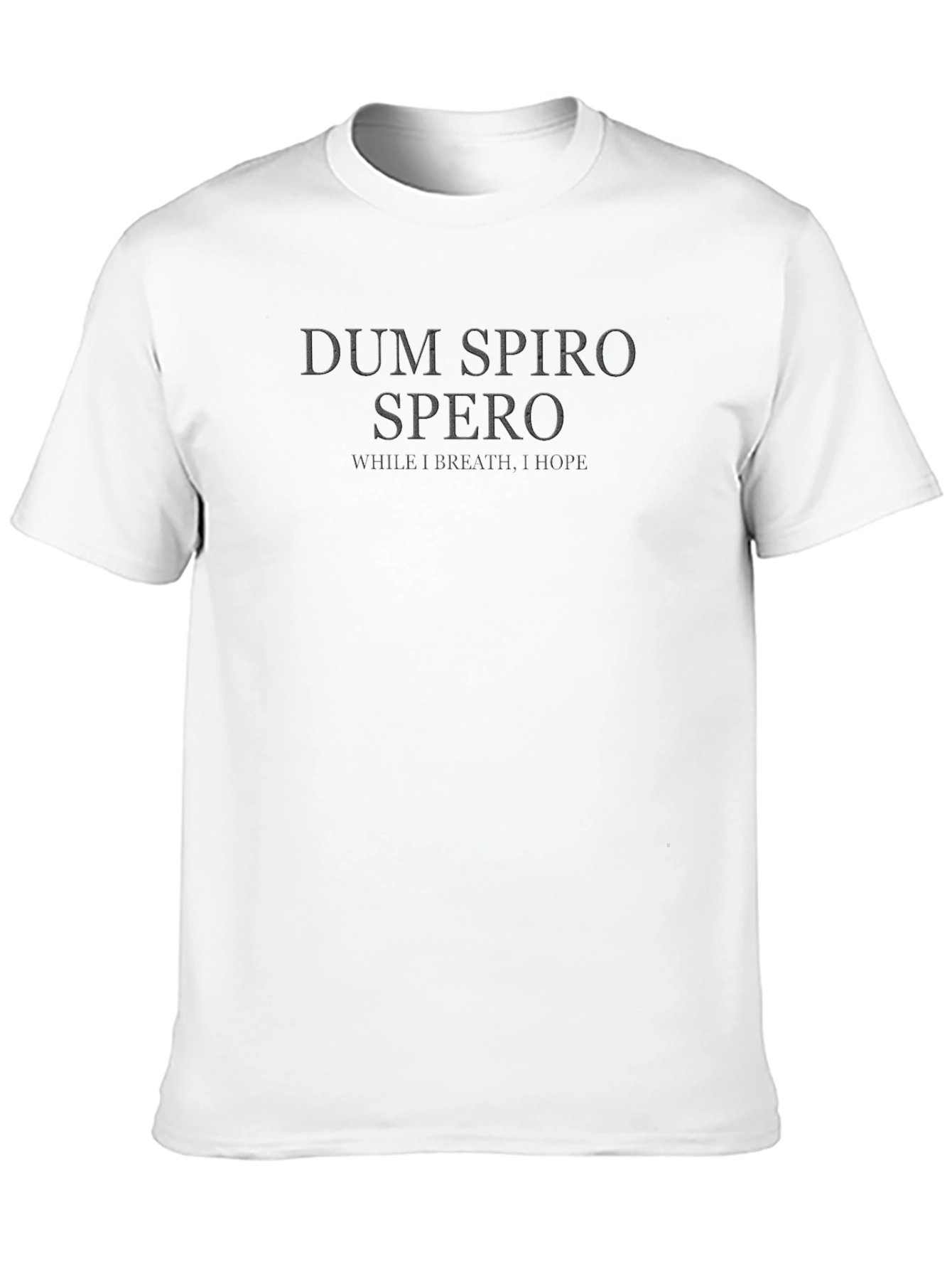 Dum Spiro Spero Latin Phrase Graphic Tee