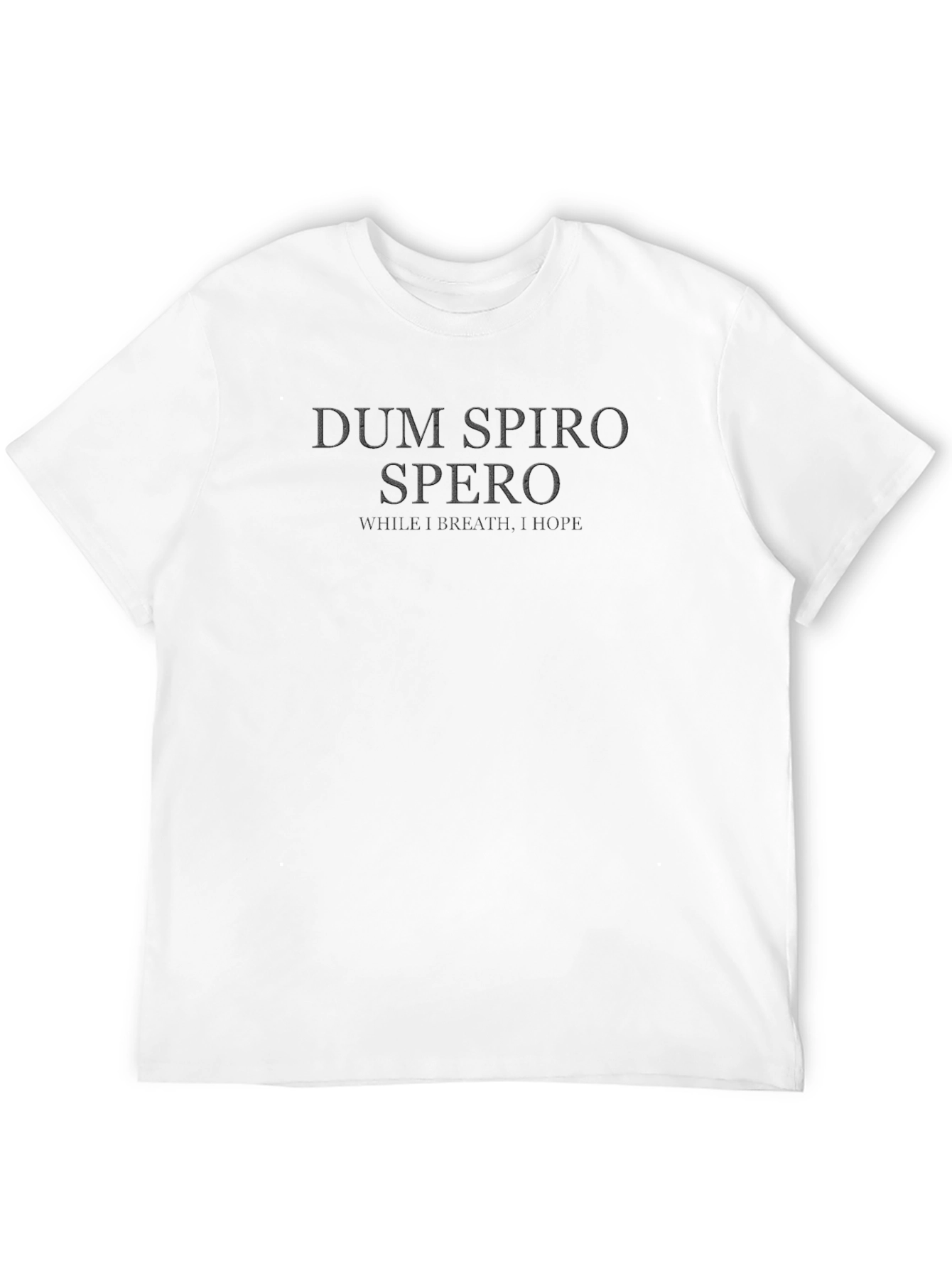 Dum Spiro Spero Latin Phrase Graphic Tee