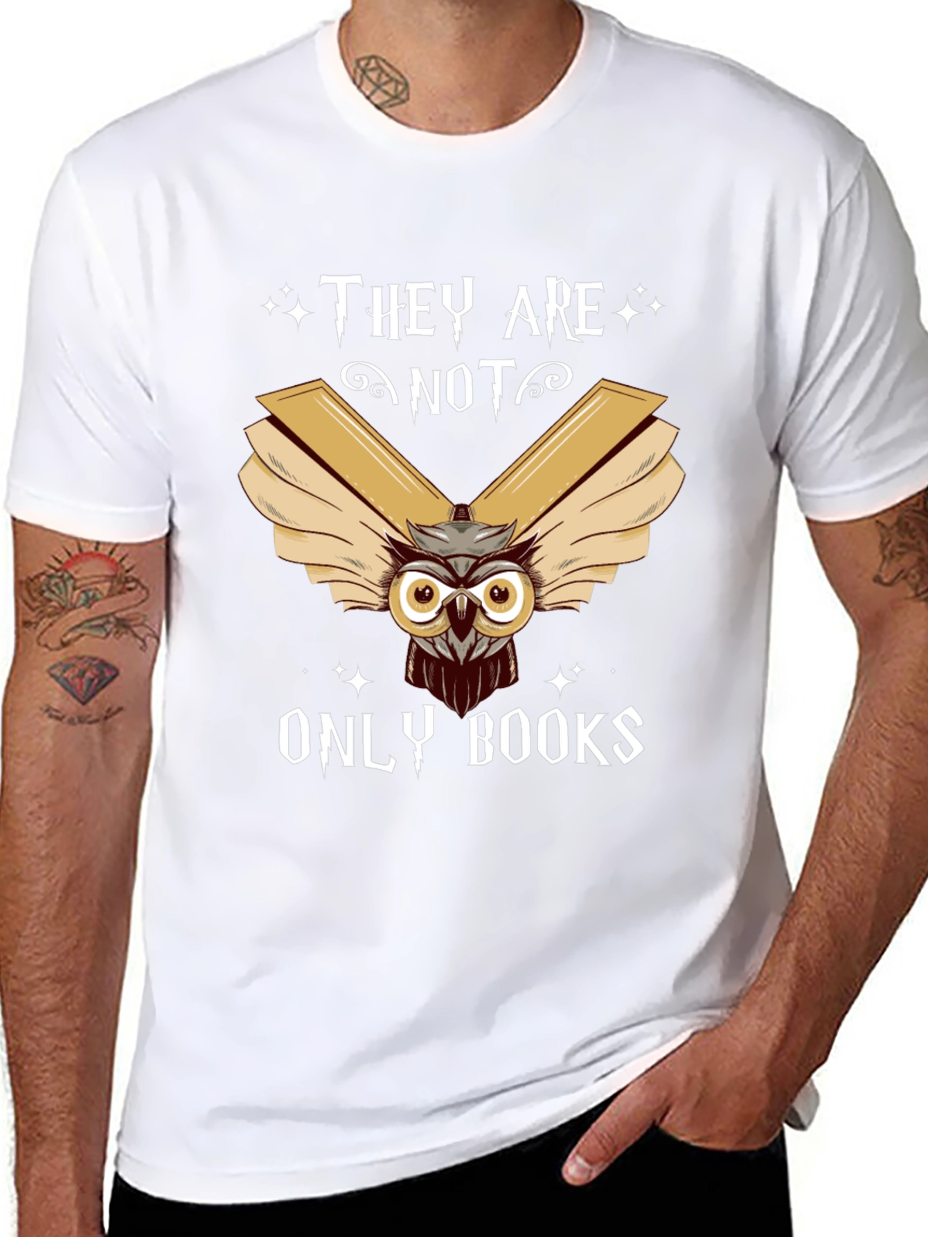 They Are Not Only Books Graphic Tee