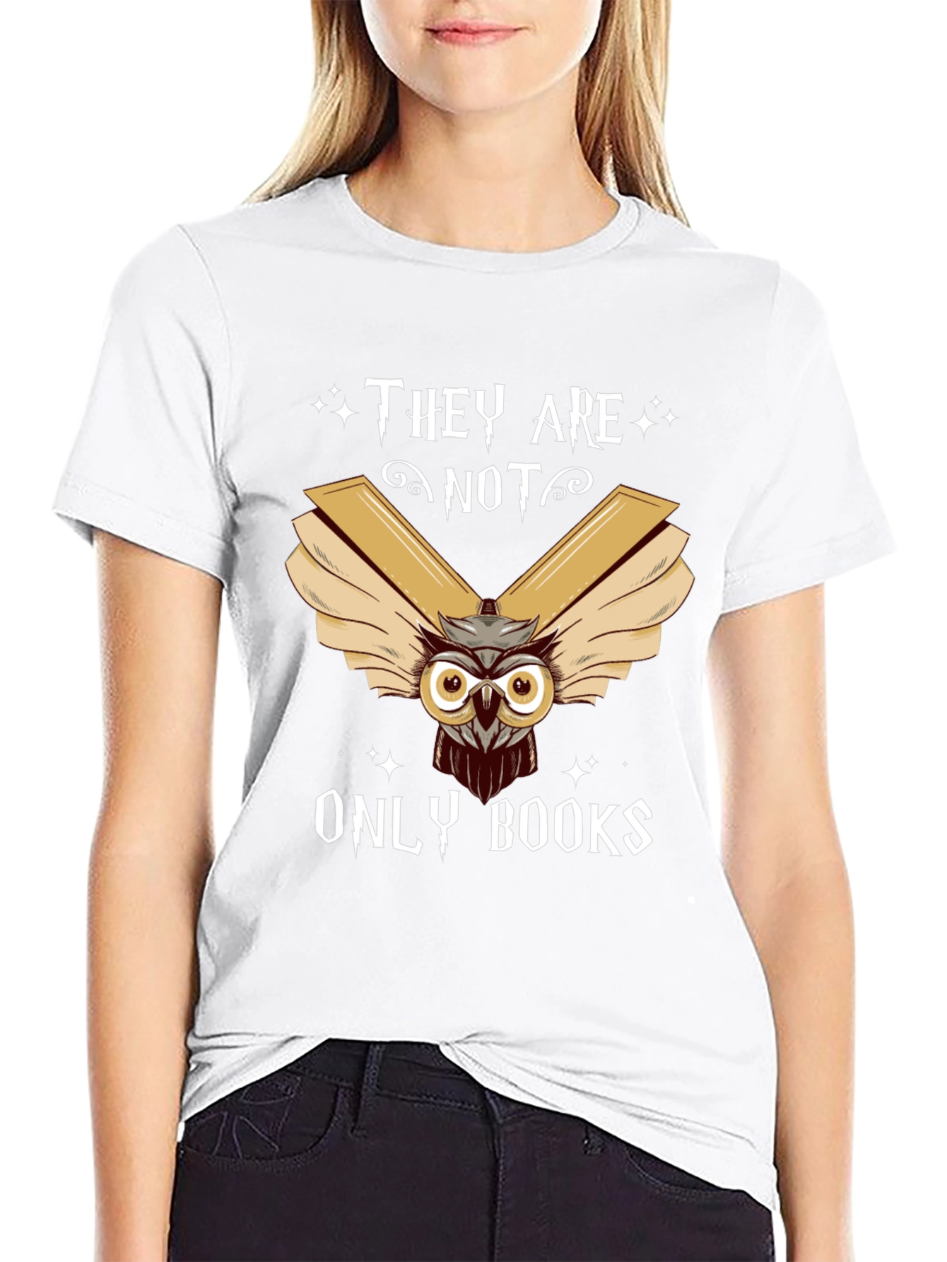 They Are Not Only Books Graphic Tee