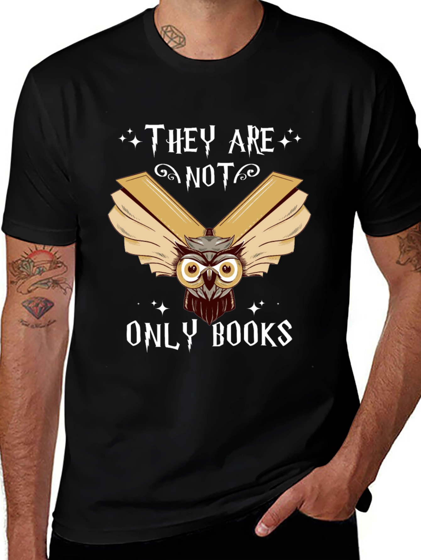 They Are Not Only Books Graphic Tee