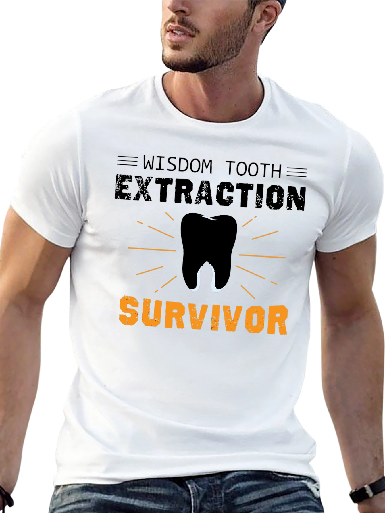 Wisdom Tooth Extraction Survivor Graphic Tee