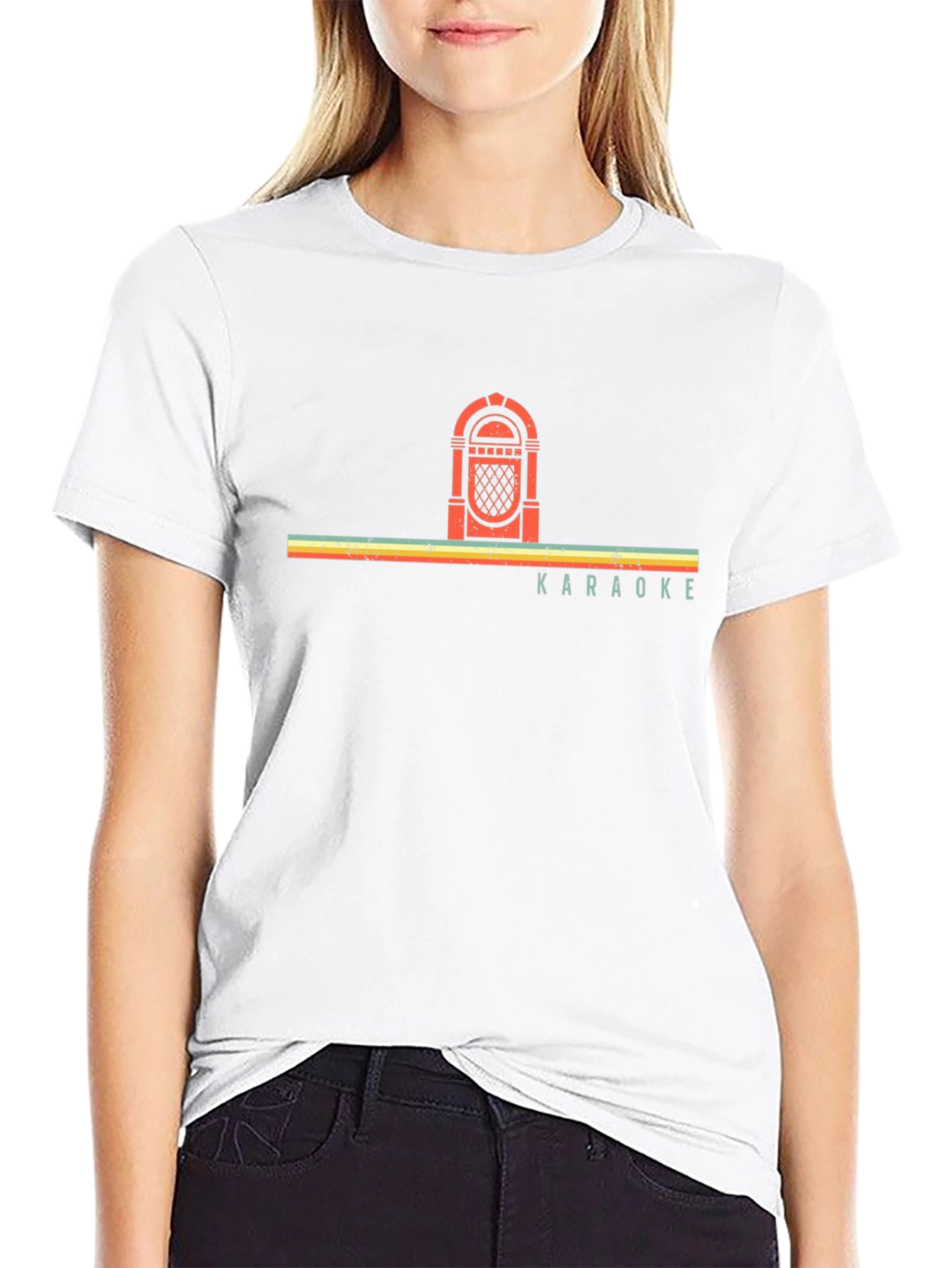 Retro Karaoke Jukebox Graphic Tee