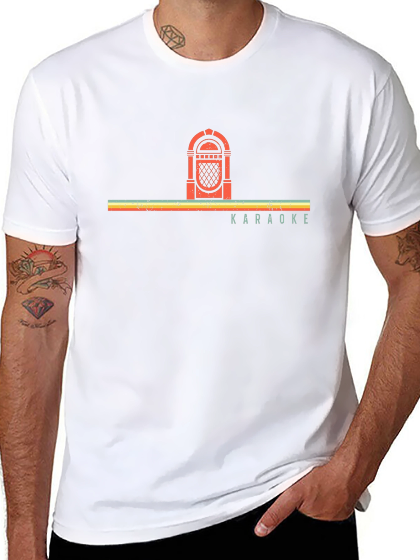 Retro Karaoke Jukebox Graphic Tee