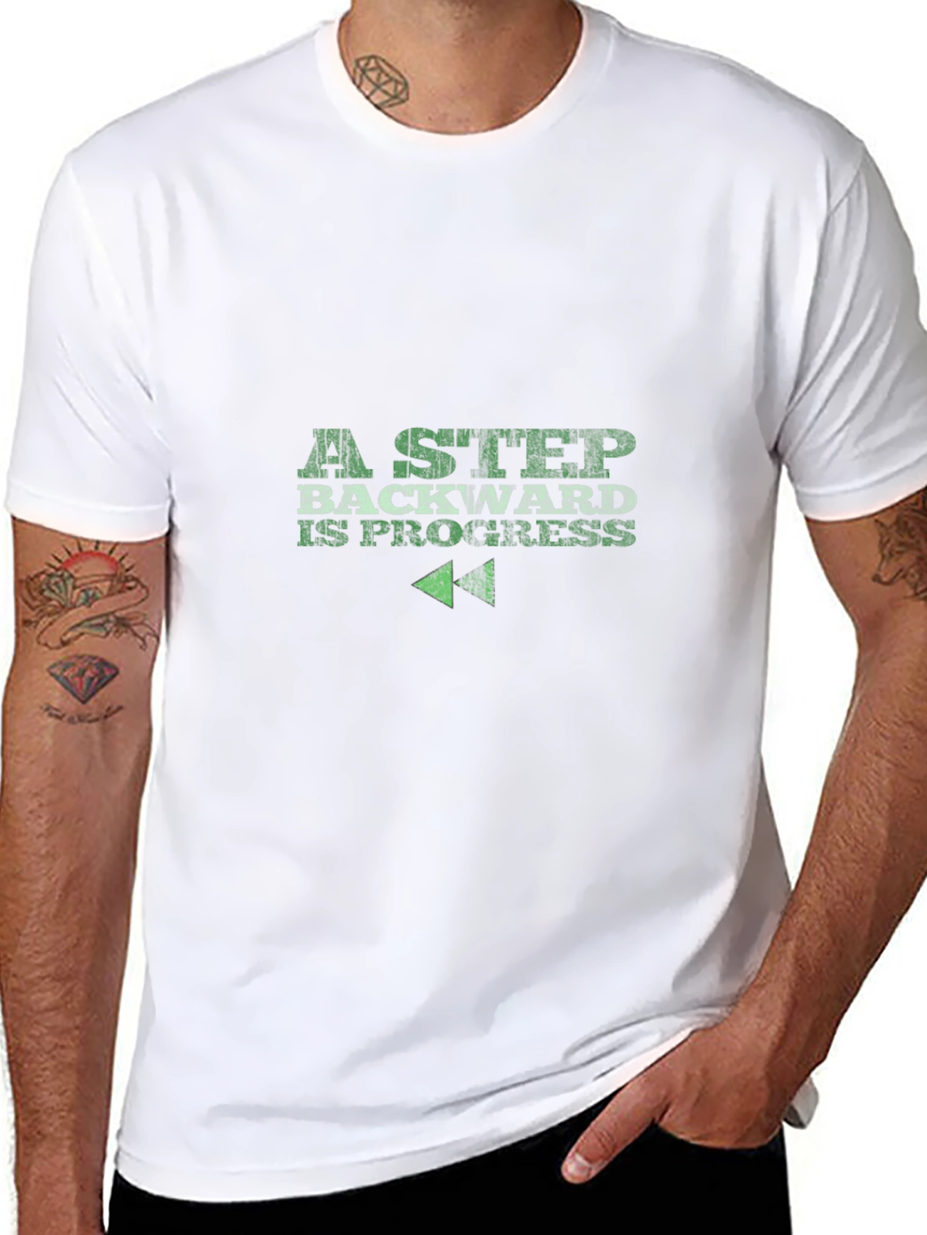 A Step Backward is Progress Graphic Tee