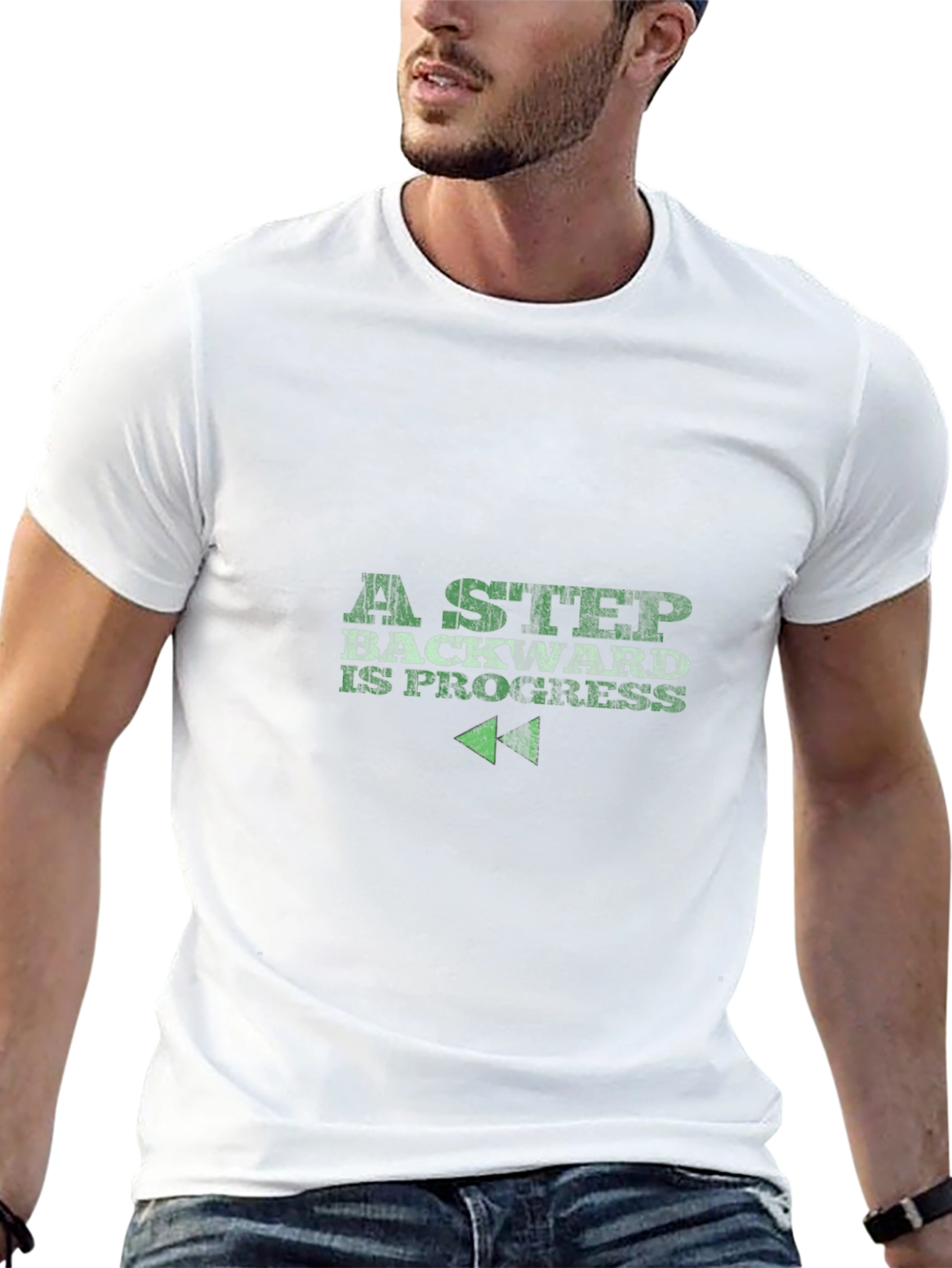 A Step Backward is Progress Graphic Tee