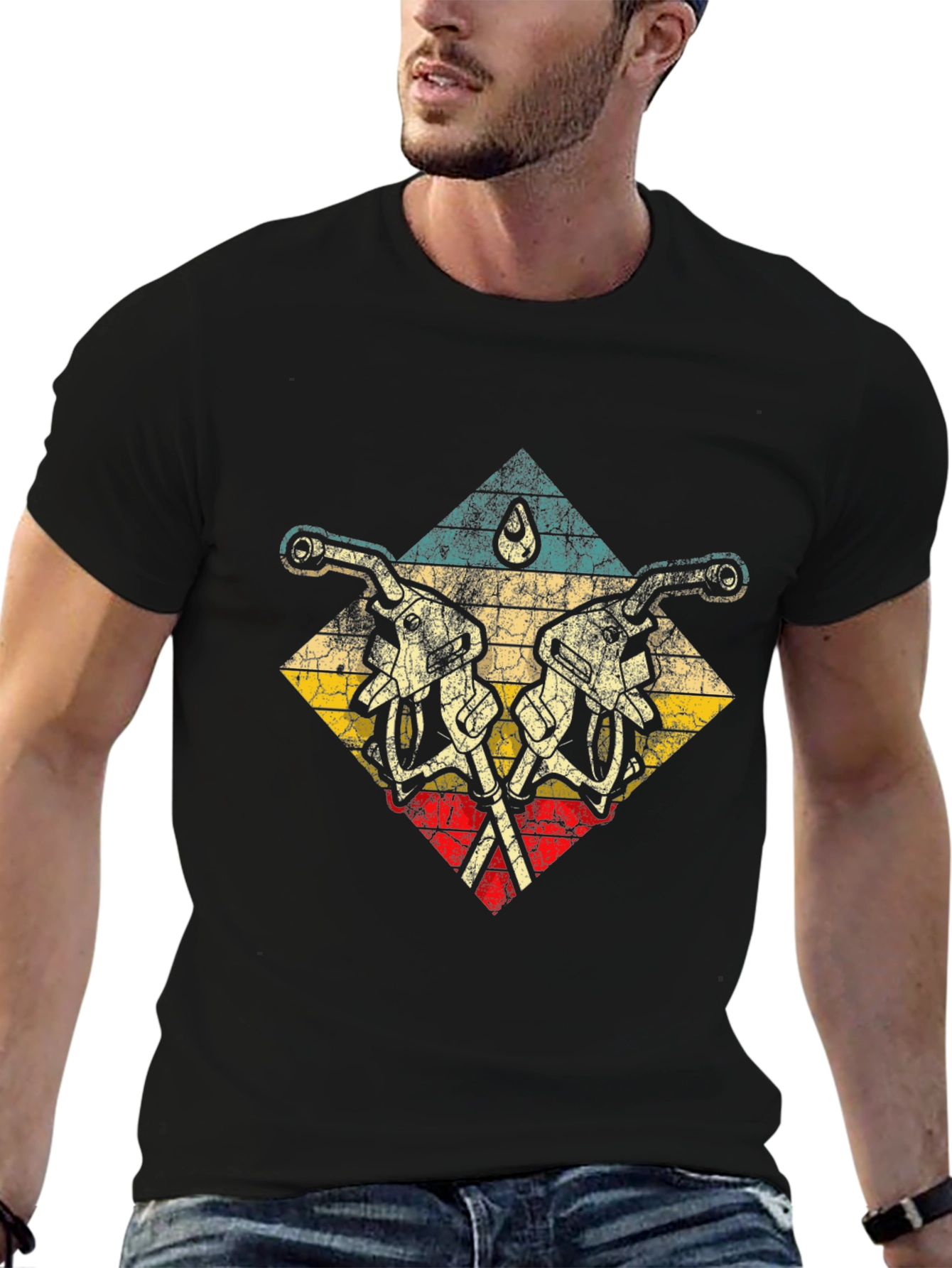 Retro Fuel Pump Graphic Tee
