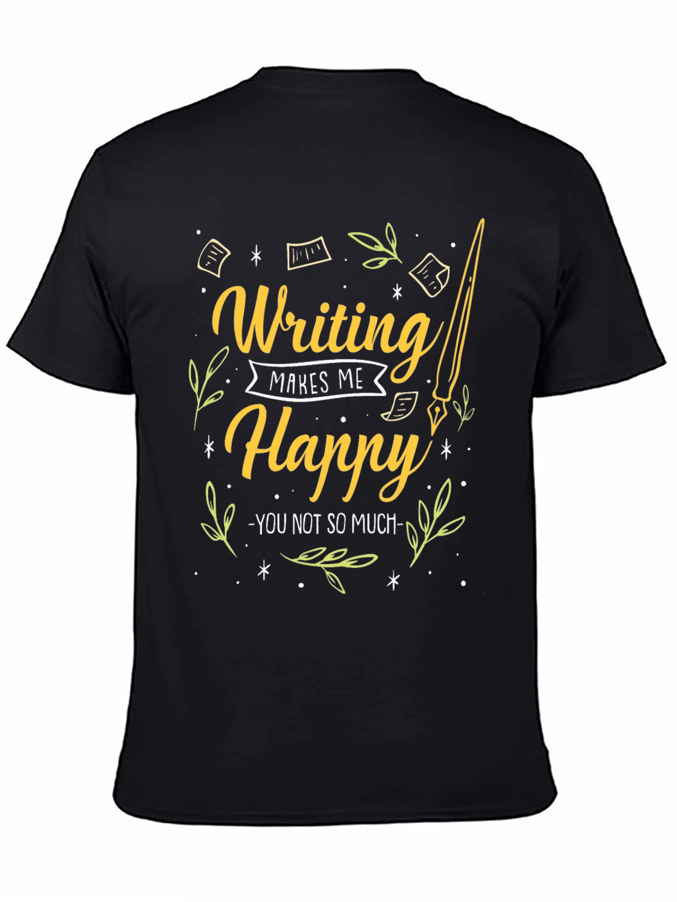 Writing Makes Me Happy Graphic Tee