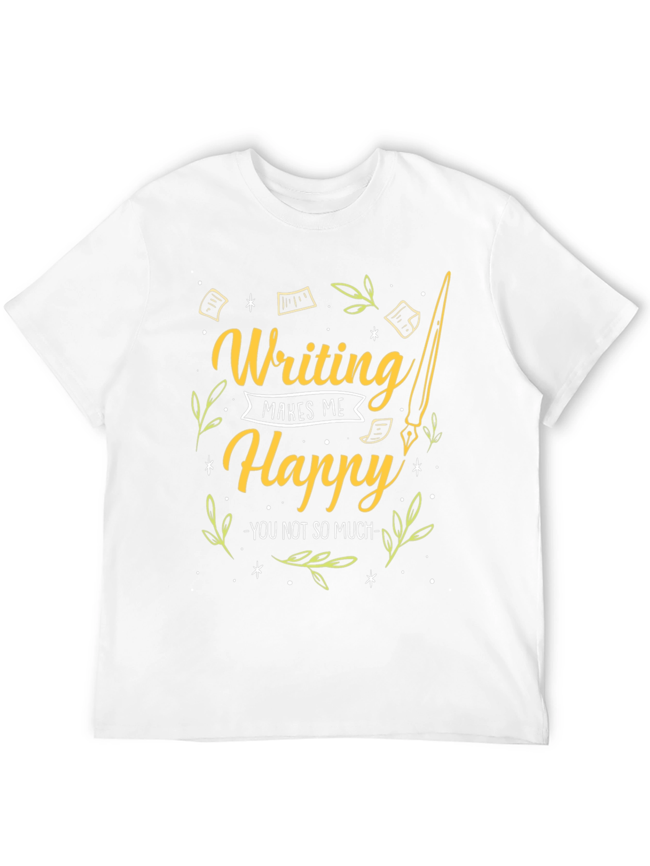 Writing Makes Me Happy Graphic Tee