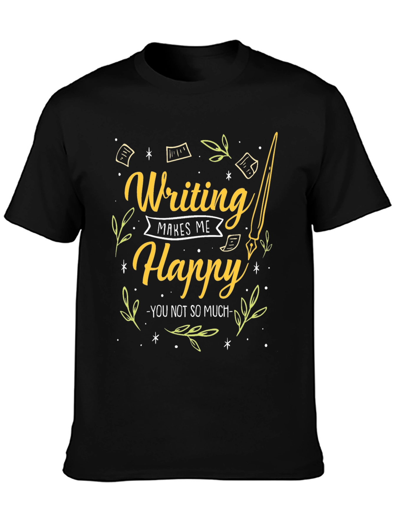 Writing Makes Me Happy Graphic Tee
