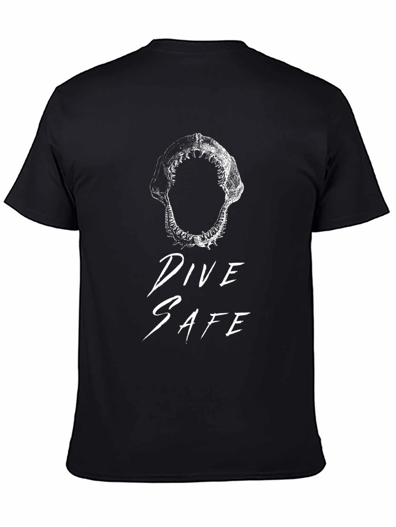 Dive Safe Shark Jaws Graphic T-Shirt