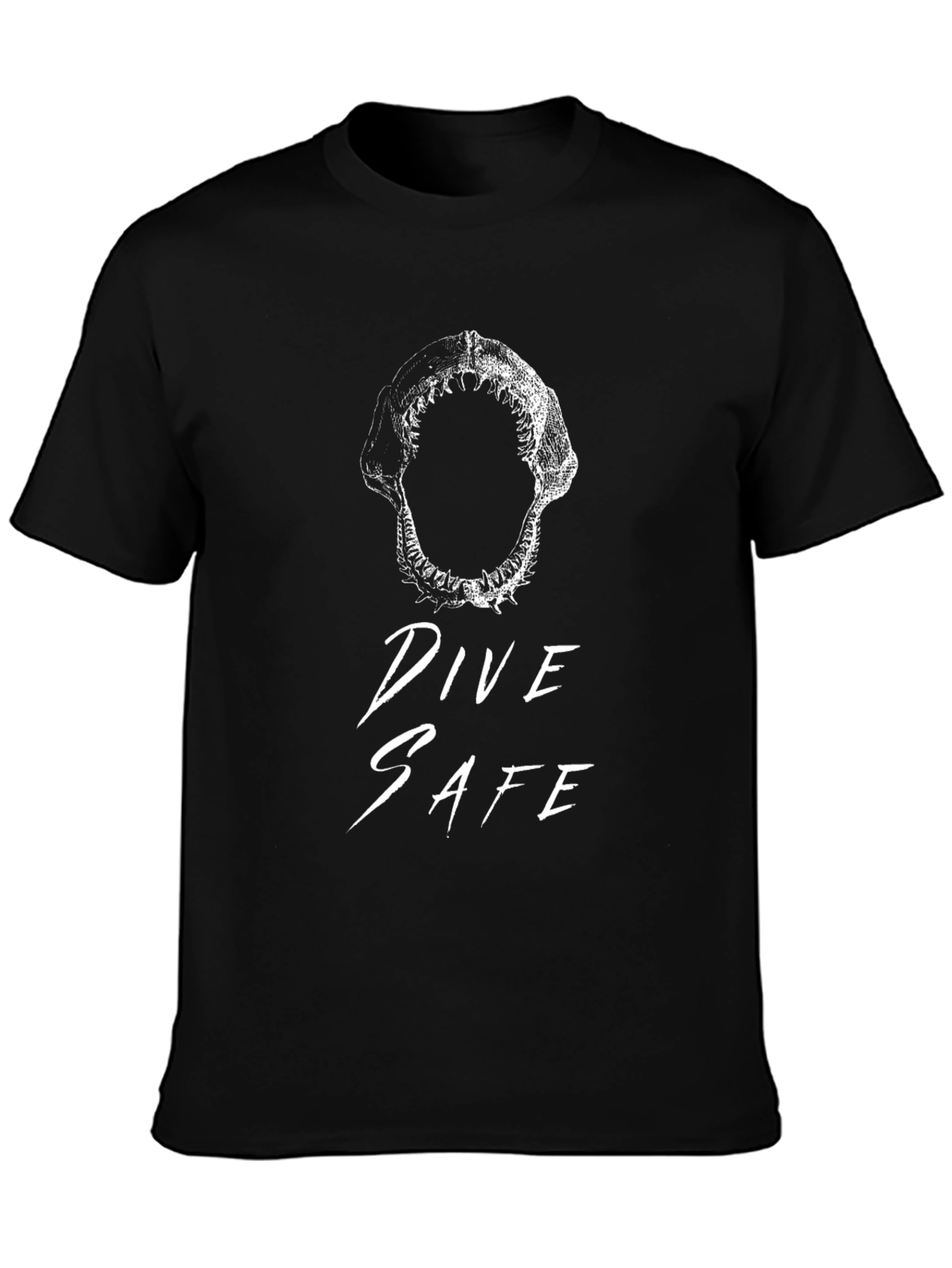 Dive Safe Shark Jaws Graphic T-Shirt