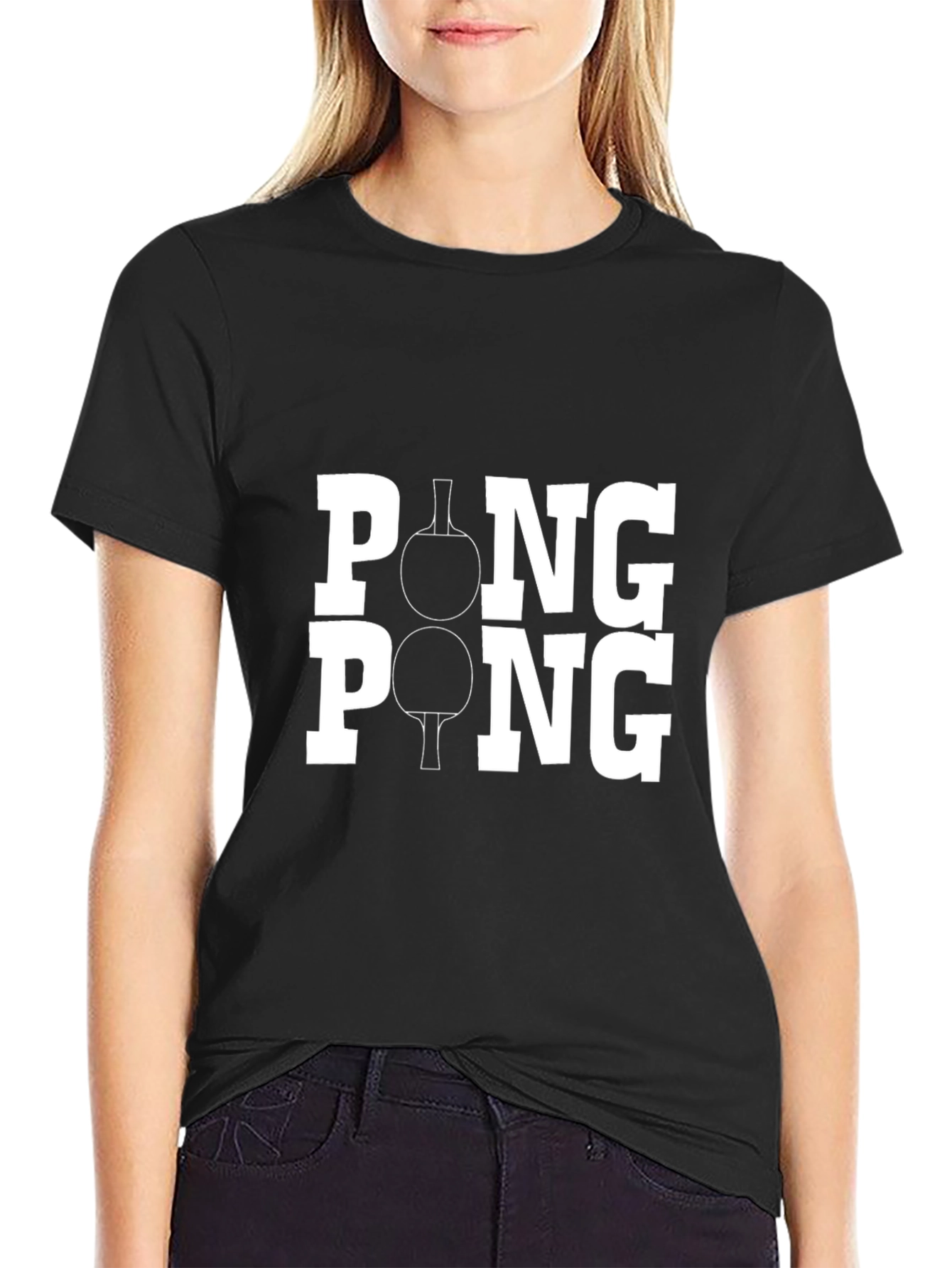 Ping Pong Graphic Tee - Table Tennis T-Shirt