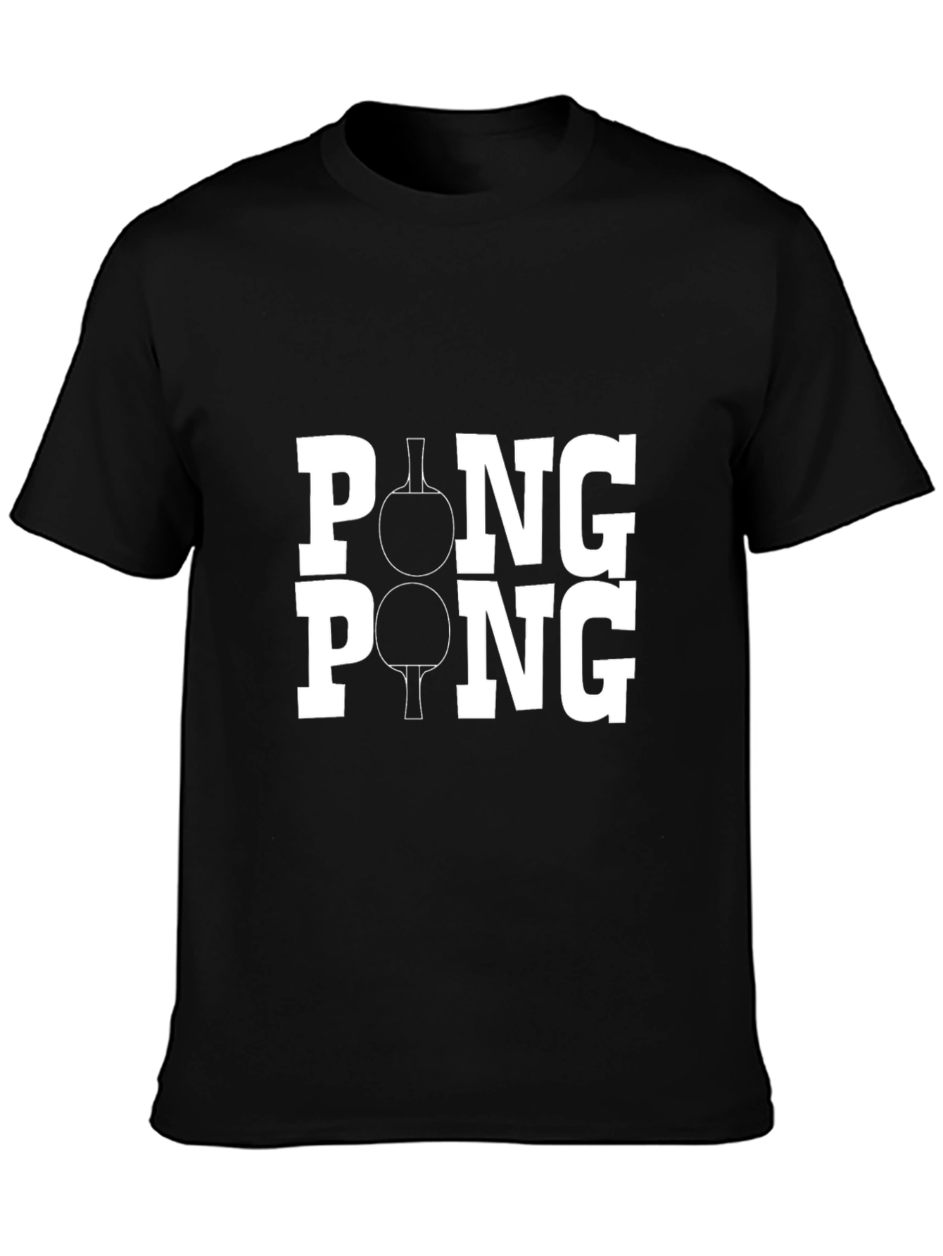 Ping Pong Graphic Tee - Table Tennis T-Shirt