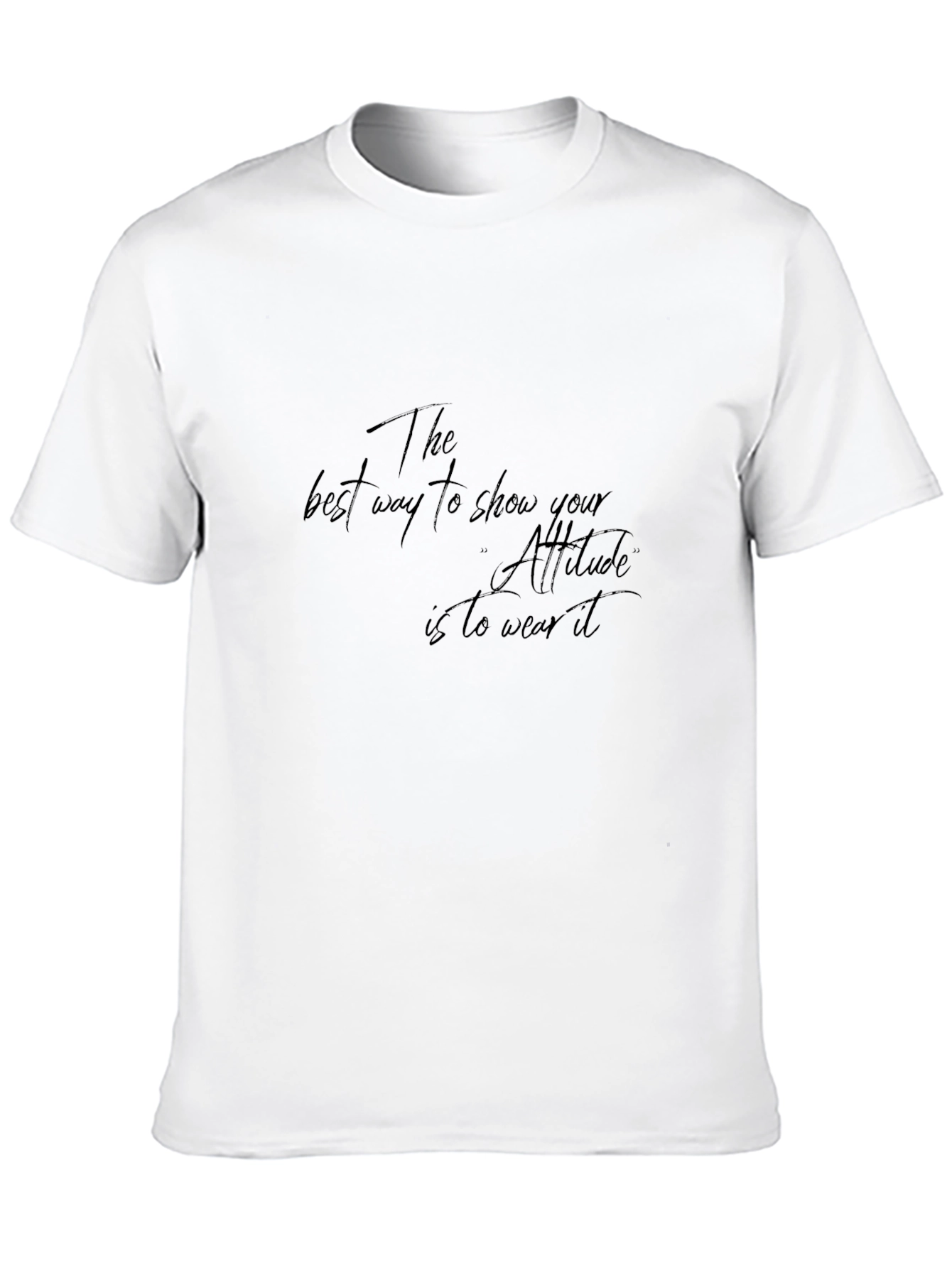 Attitude Graphic Tee - Black
