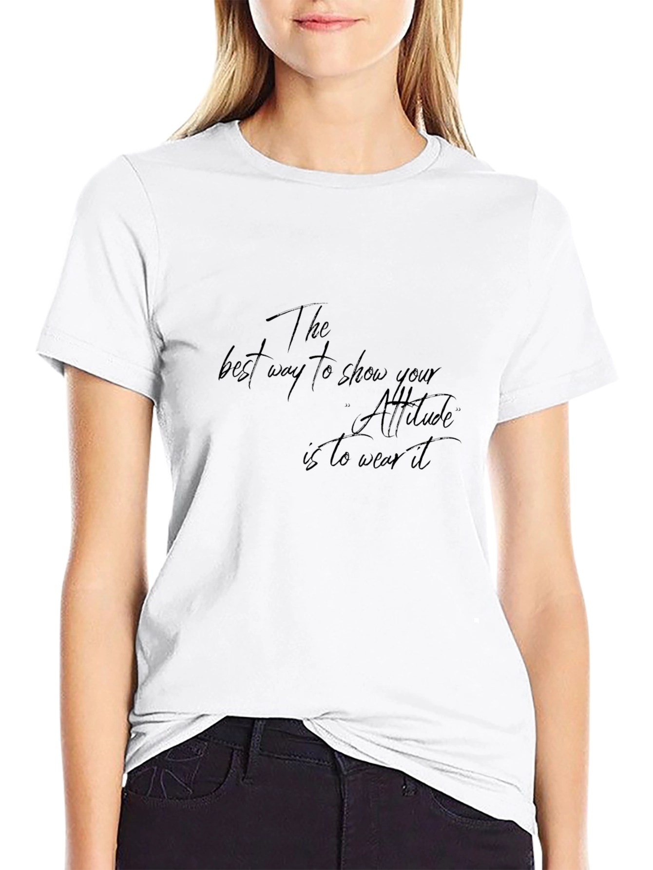 Attitude Graphic Tee - Black