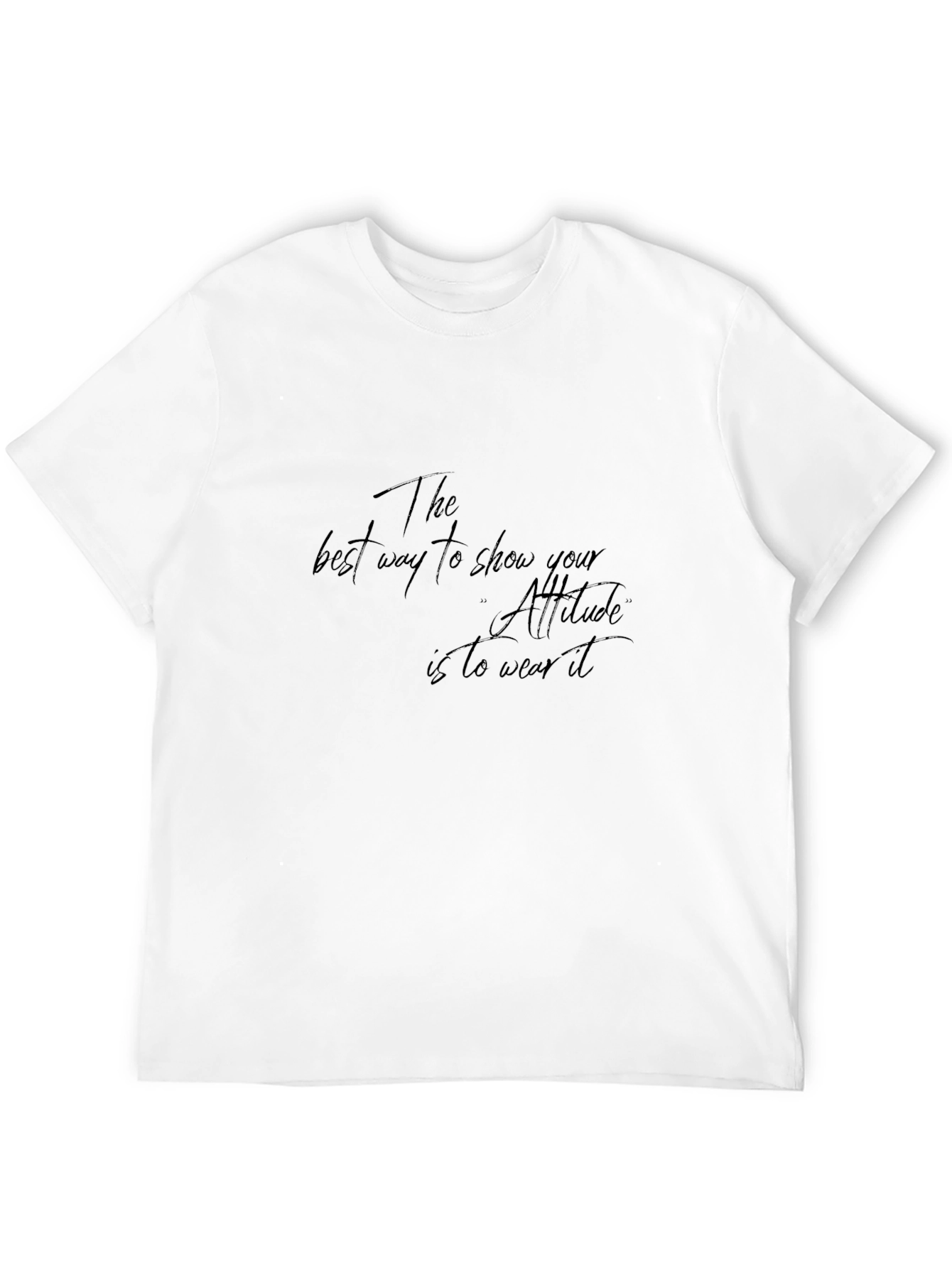 Attitude Graphic Tee - Black