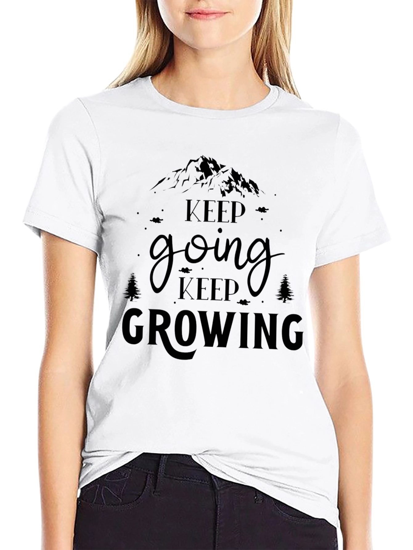 Inspirational Mountain Graphic T-Shirt
