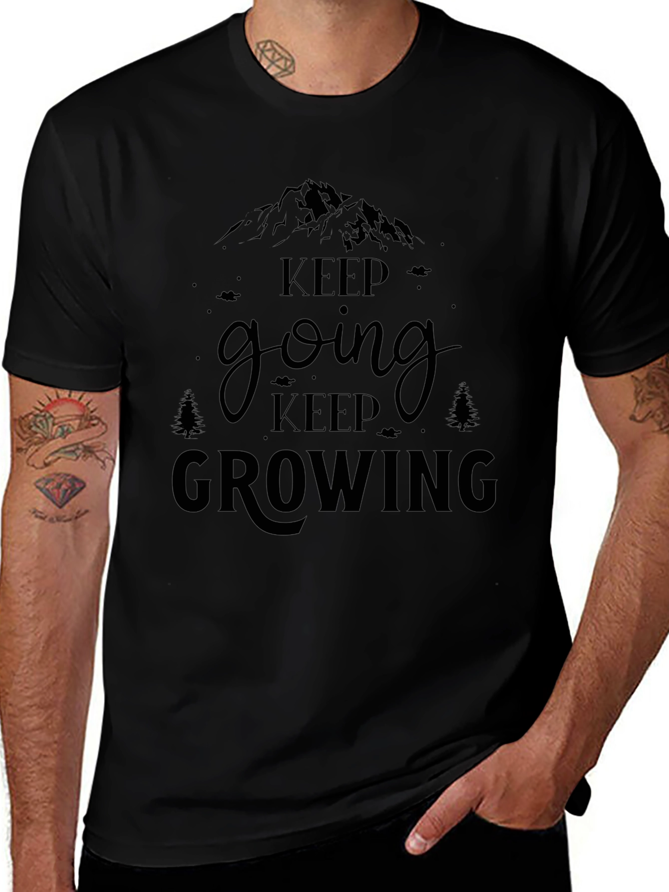 Inspirational Mountain Graphic T-Shirt