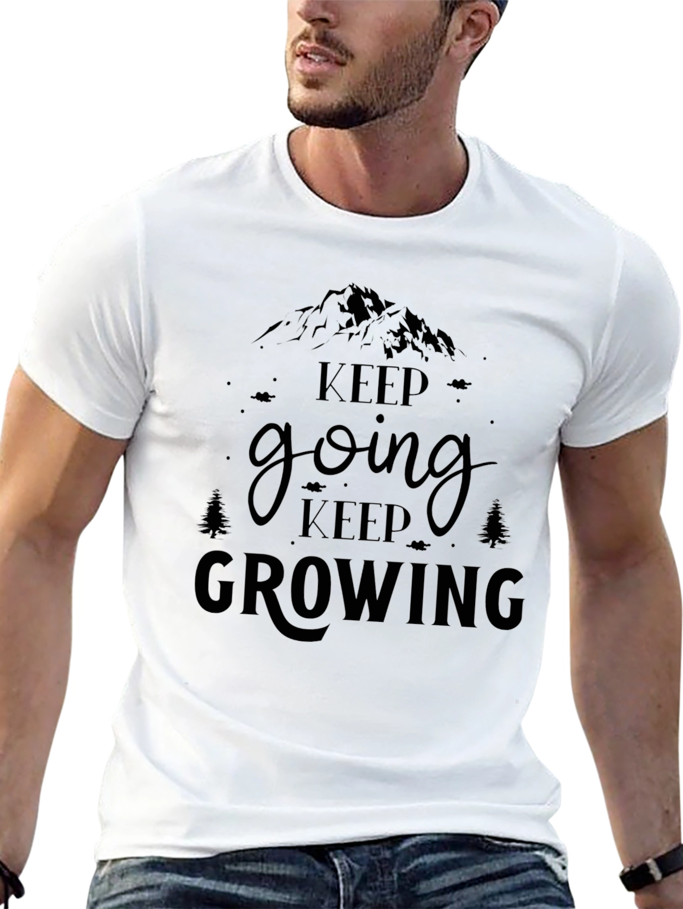 Inspirational Mountain Graphic T-Shirt