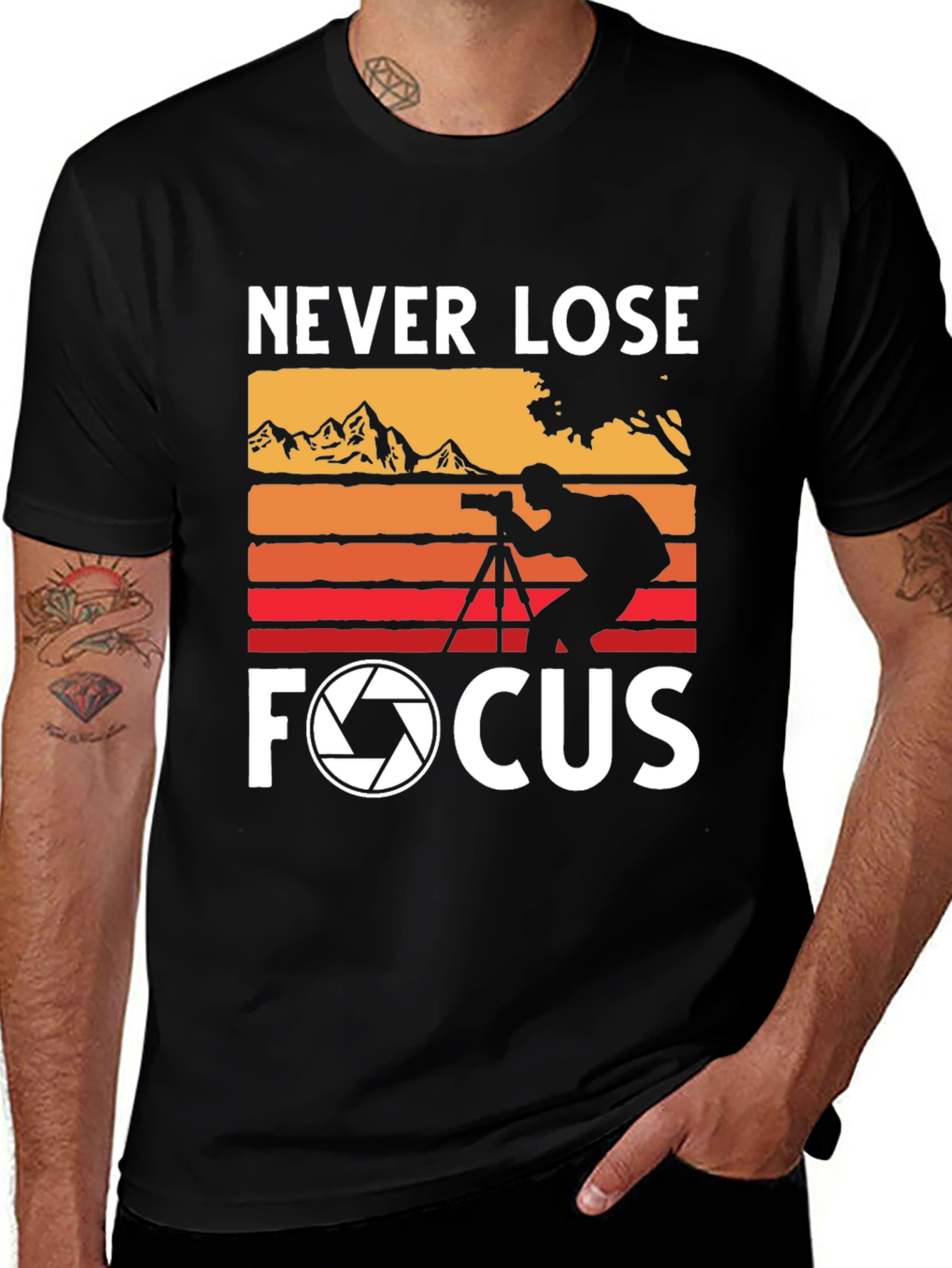 Never Lose Focus Photographer T-Shirt