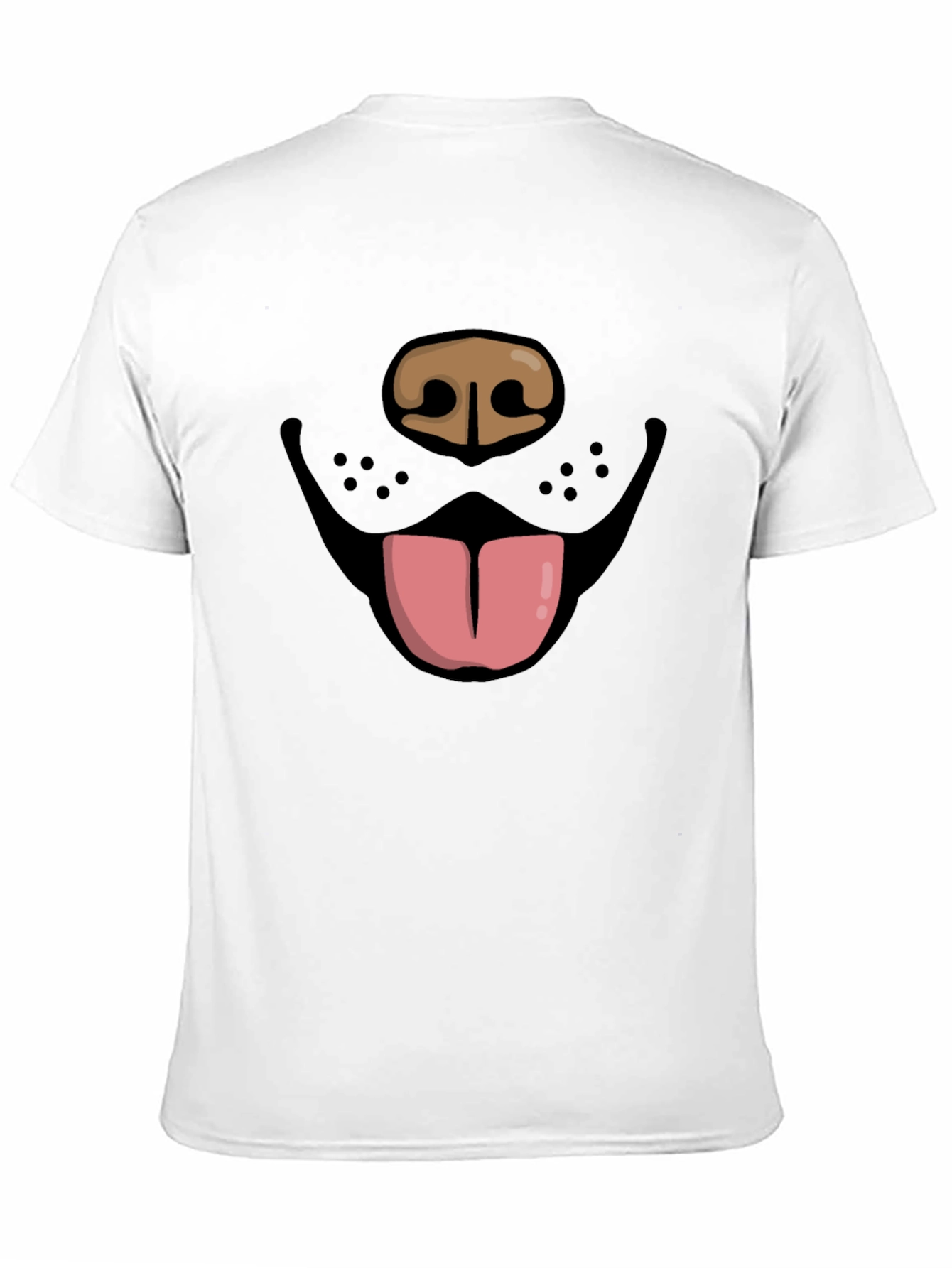Funny Dog Face Graphic Tee - Black Unisex T-Shirt