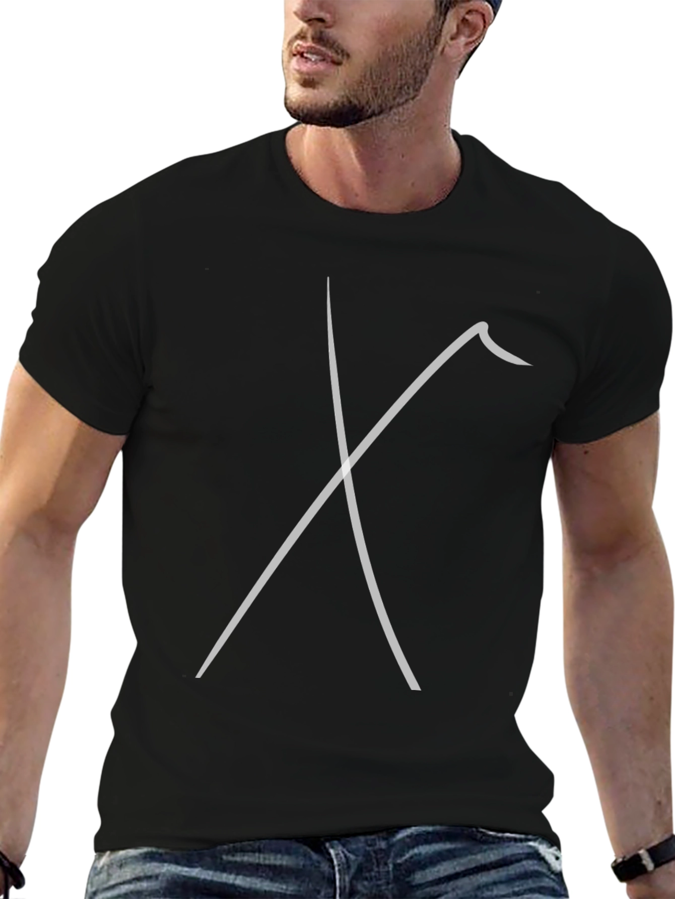Abstract Graphic Tee - Modern Minimalist Design
