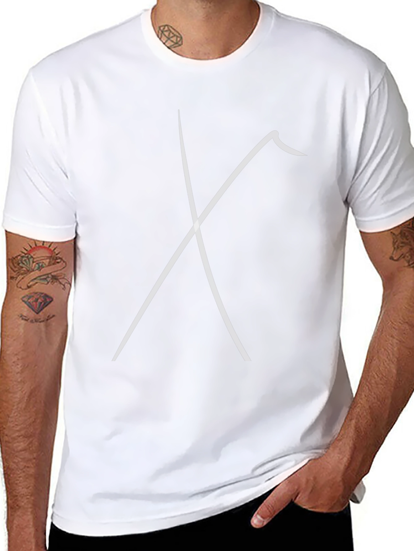 Abstract Graphic Tee - Modern Minimalist Design